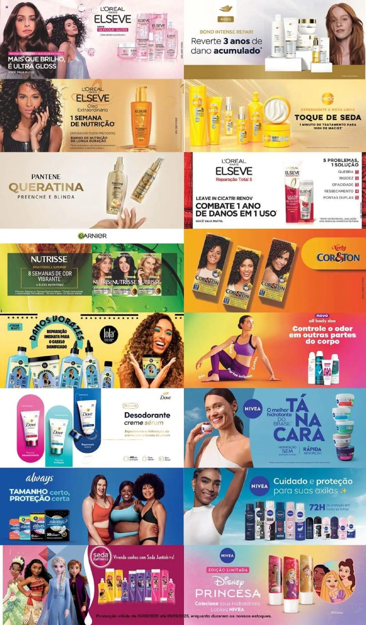 Supermercados Guanabara Folheto - válido de 03.09.2025 | Página: 3 | Produtos: Desodorante, Sérum, Creme, Dove