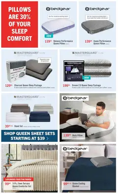 Preview of The Brick - Brick Mattress Store from shop The Brick valid from 17.04.2026 | Page: 6 | Products: Mattress, Pillow, Blanket