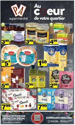 Preview of Pa Supermarché weekly flyer / circulaire from shop Pa Supermarché valid from 27.04.2026 | Page: 7 | Products: Pasta, Nuts, Butter, Bread