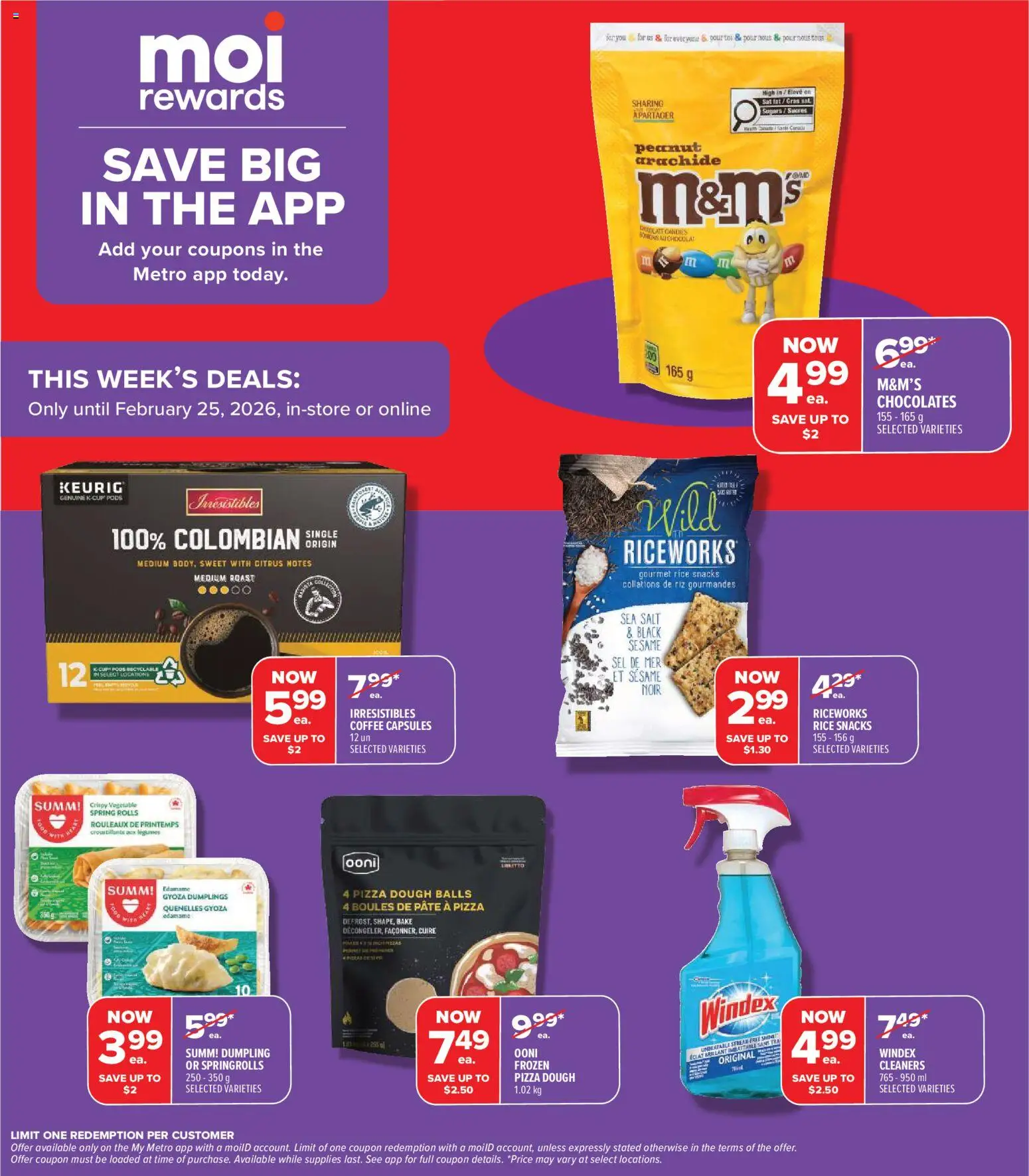 Metro flyer valid from 19.02.2026 | Page: 5 | Products: Rice, Coffee, Pizza