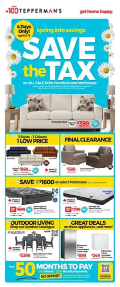 Preview of Tepperman's weekly flyer / circulaire from shop Tepperman's valid from 10.04.2026