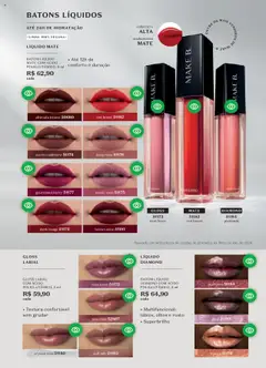 O Boticário Folheto - válido de 01.09.2025 | Página: 140 | Produtos: Batom, Gloss labial, Multifuncional