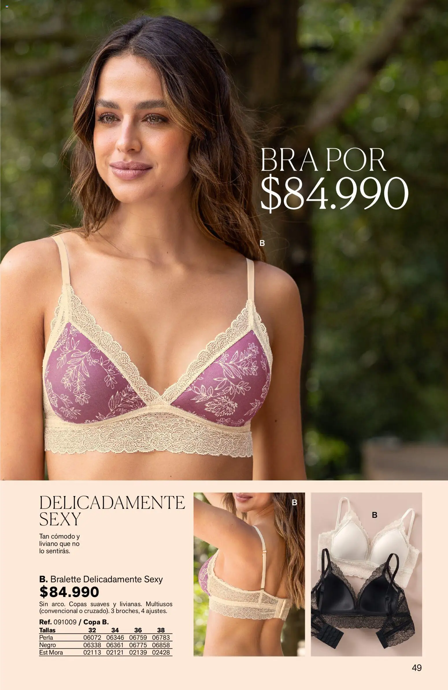 Leonisa revista - valida desde el 03.04.2026 | Página: 49 | Productos: Mora