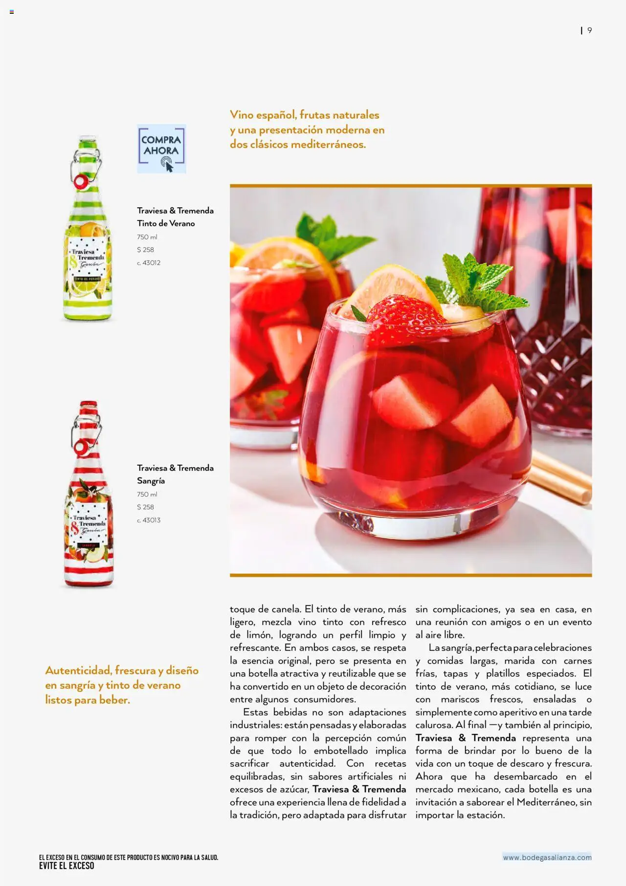 Nuevas ofertas de Bodegas Alianza válidas en toda la República Mexicana desde el 01.10.2025. ¡Encuentra las mejores ofertas en Bodegas Alianza - Catálogo Cava Morada! | Página: 11 | Productos: Refresco, Perfil, Botella, Vino