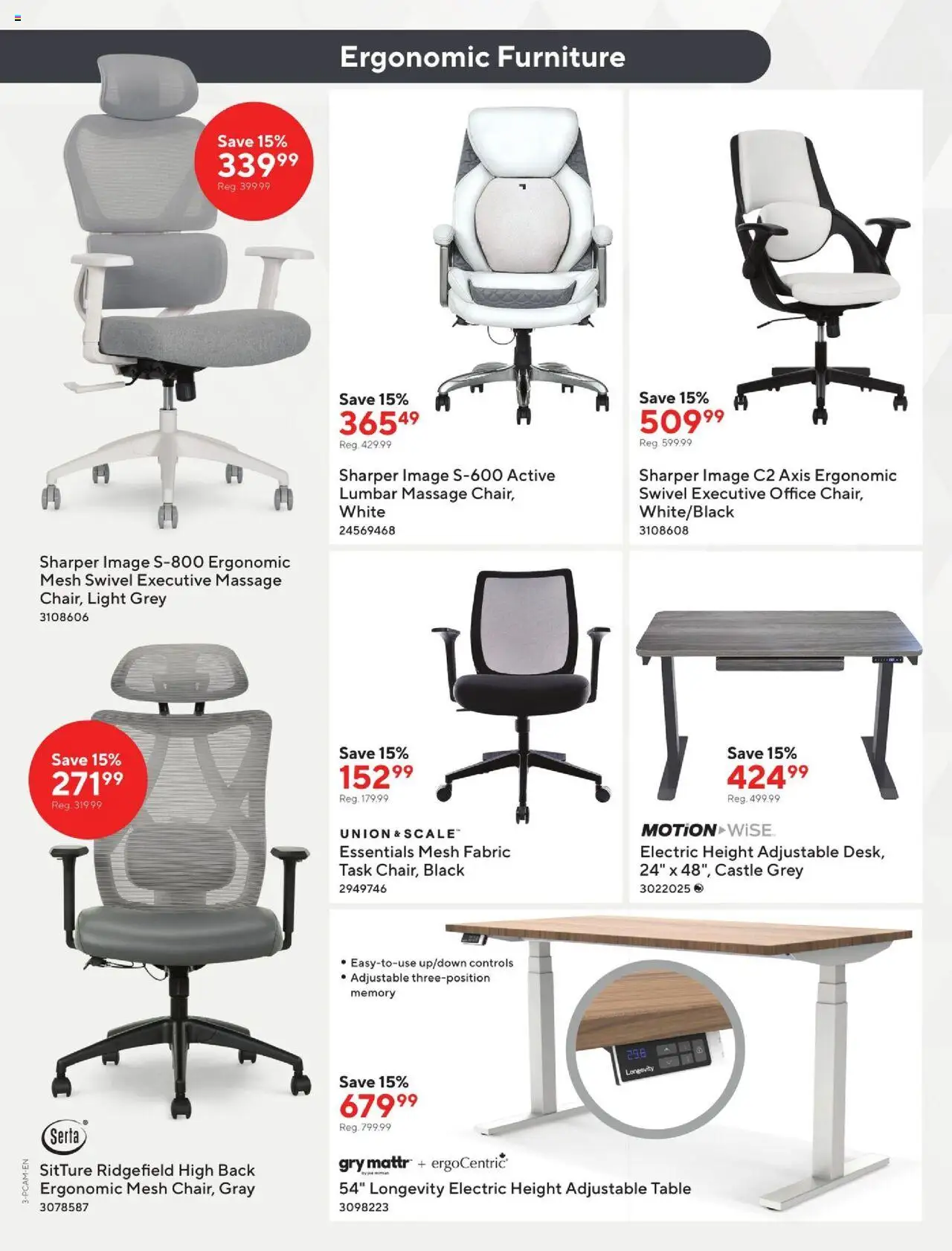 Staples flyer valid from 05.09.2025 | Page: 3 | Products: Table