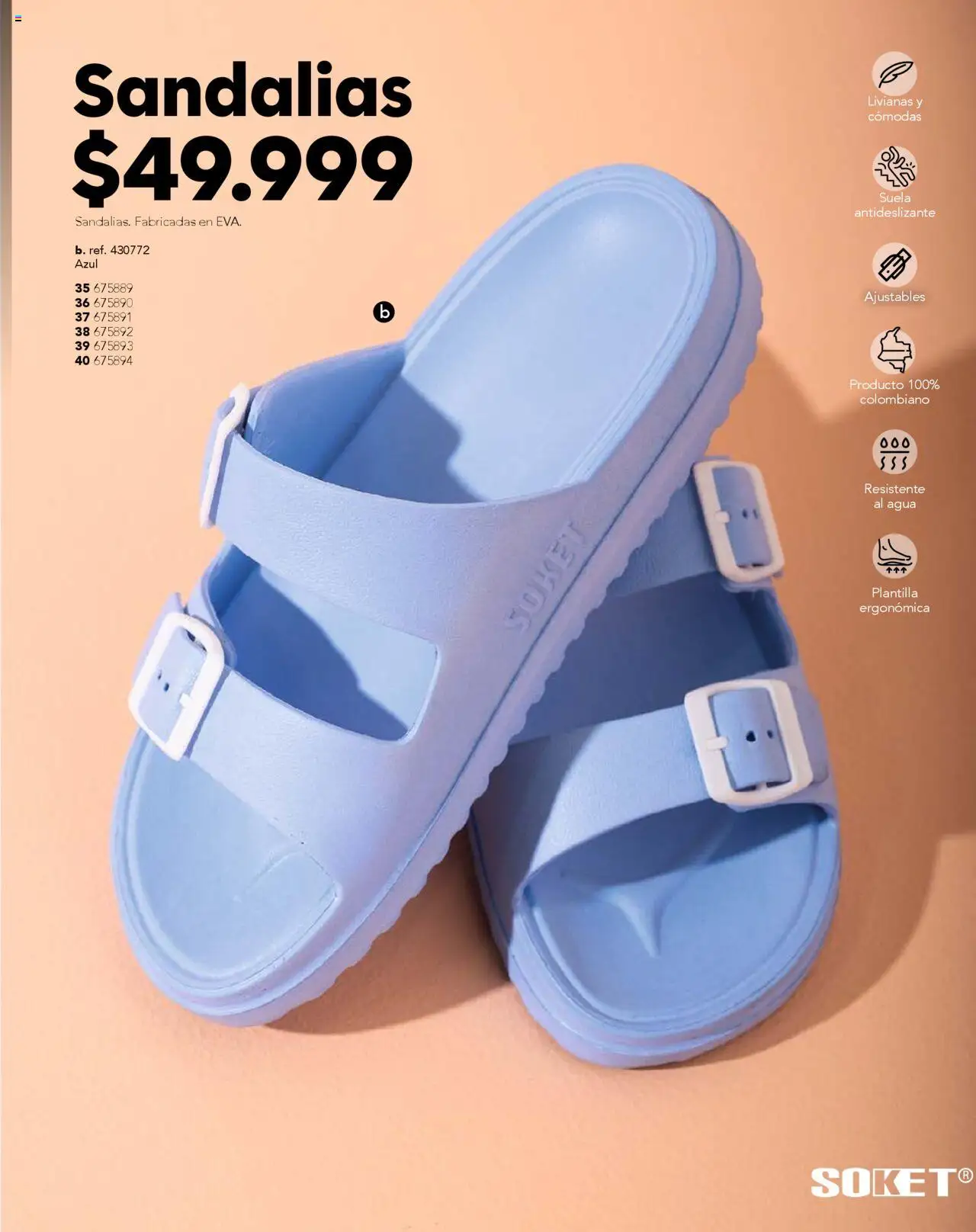Pacifika revista - valida desde el 01.09.2025 | Página: 137 | Productos: Sandalias, Agua