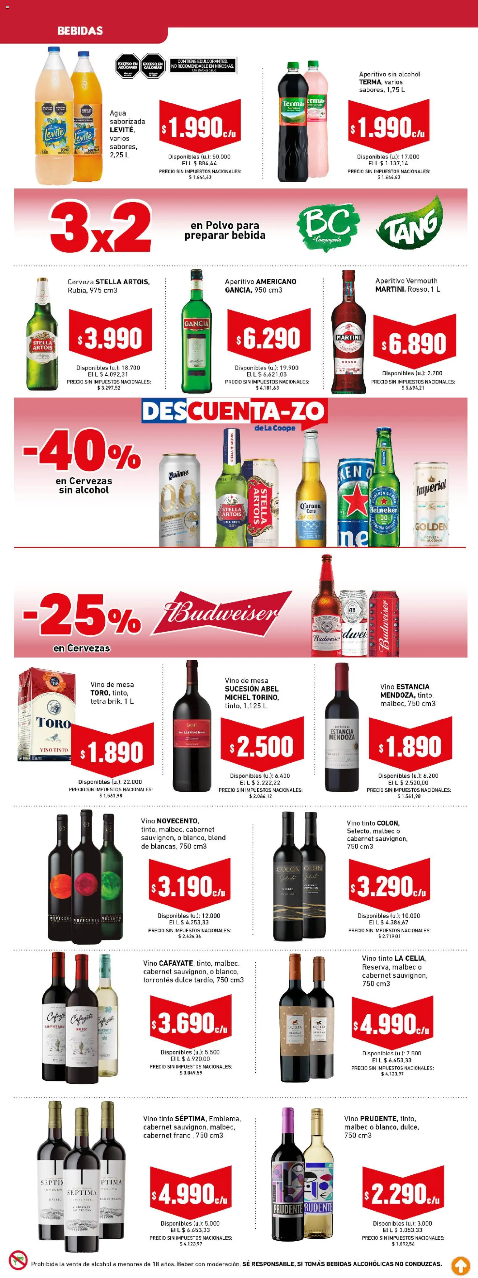 Cooperativa Obrera - Ahorrón │ válido desde el 02.01.2026 | Página: 5 | Productos: Polvo, Agua, Vino, Cerveza