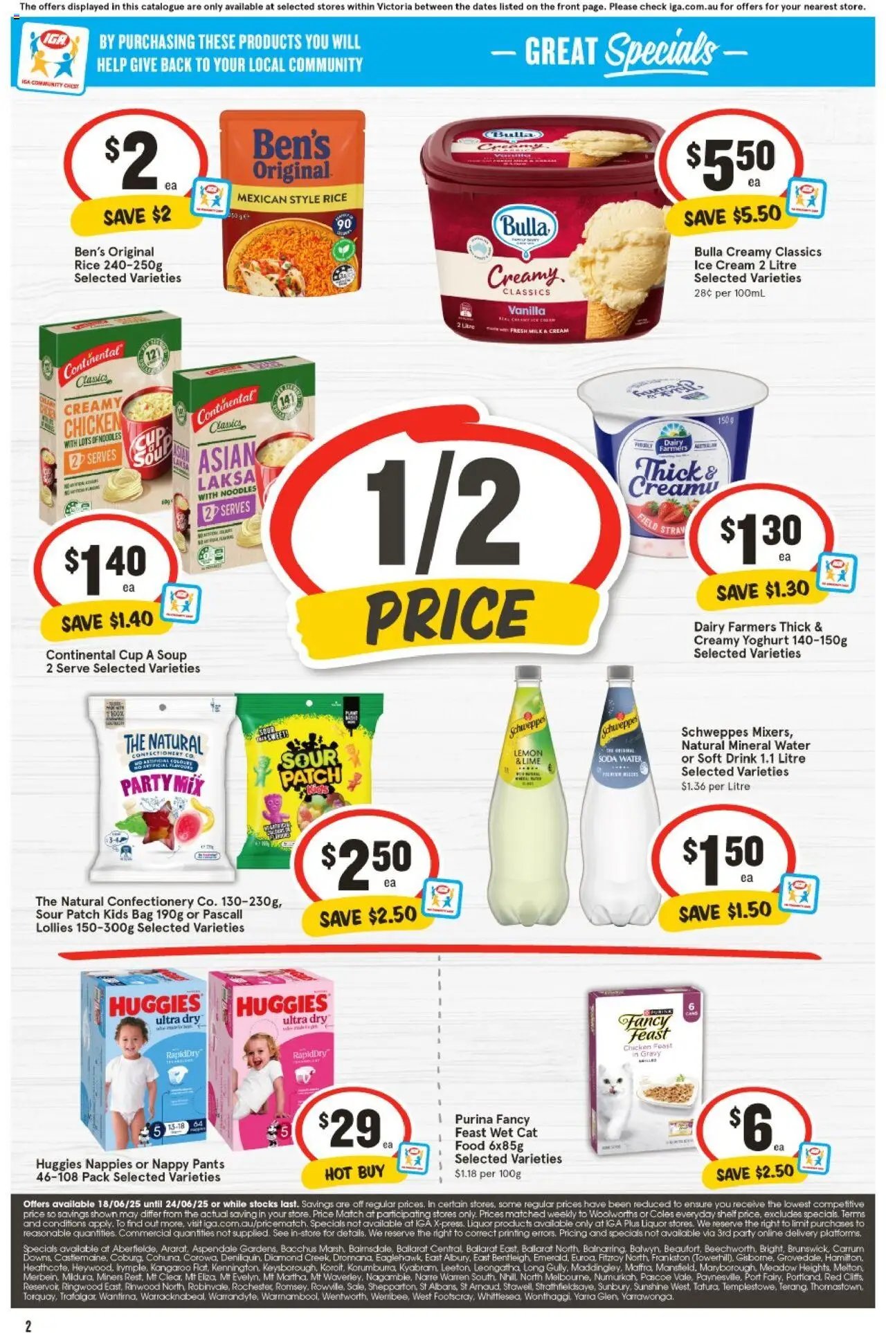 IGA catalogue - valid from 18.06.2025 | Page: 2 | Products: Vodka, Rum, Scotch, Case