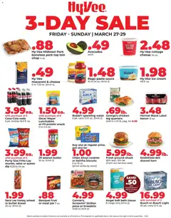 Preview of HyVee weekly ads valid from 27.03.2026