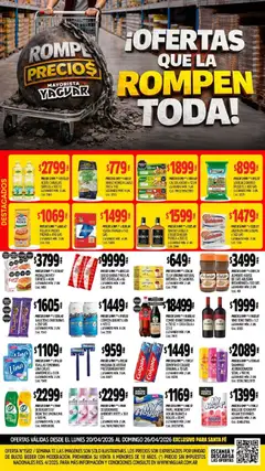Vista previa Yaguar - Oferta Semanal Santa Fé válido desde el 20.04.2026