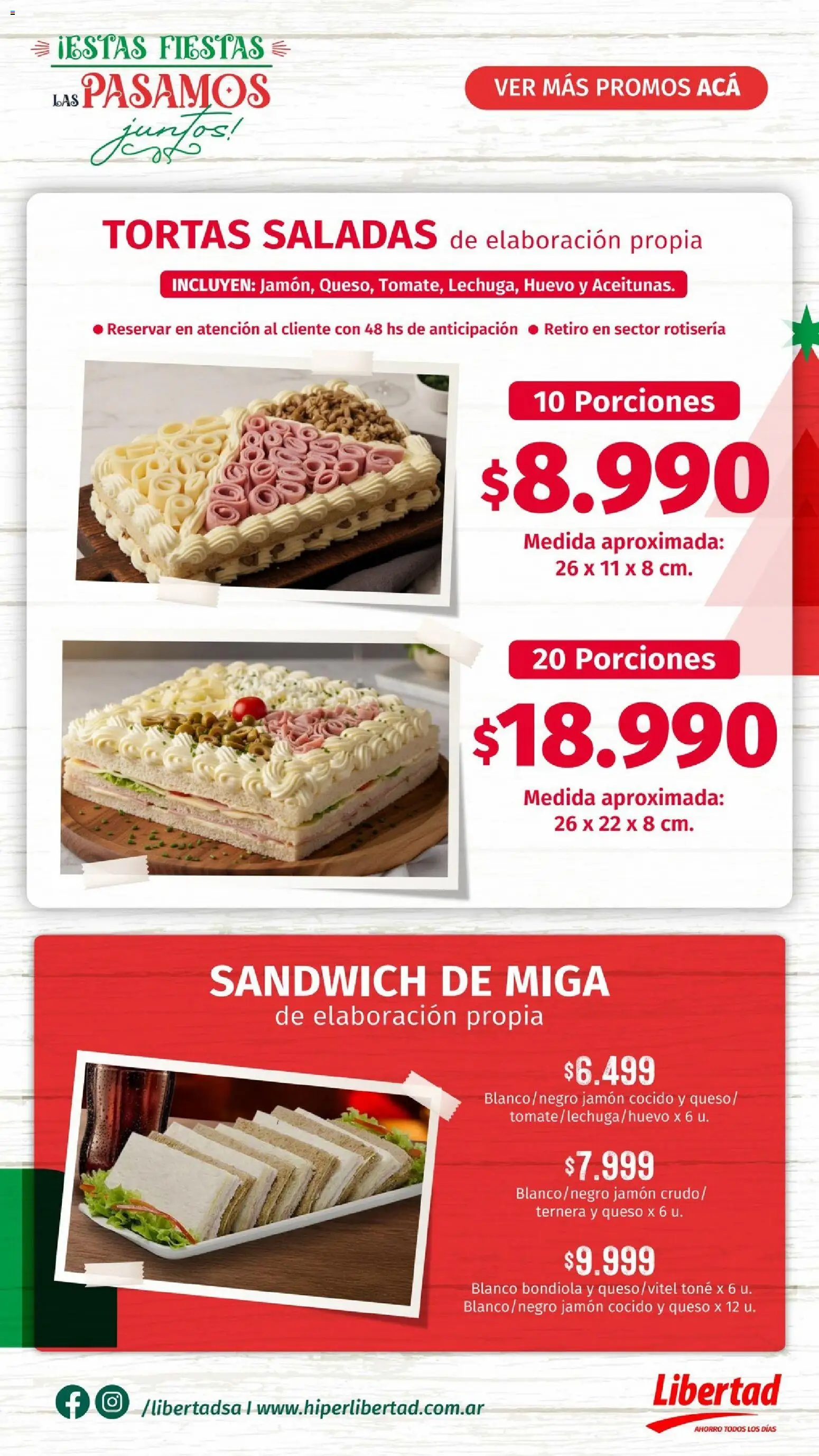 Hipermercado Libertad - Especial Mesa Navideña │ válido desde el 18.12.2025 | Página: 3 | Productos: Jamón cocido, Huevo, Queso, Jamón