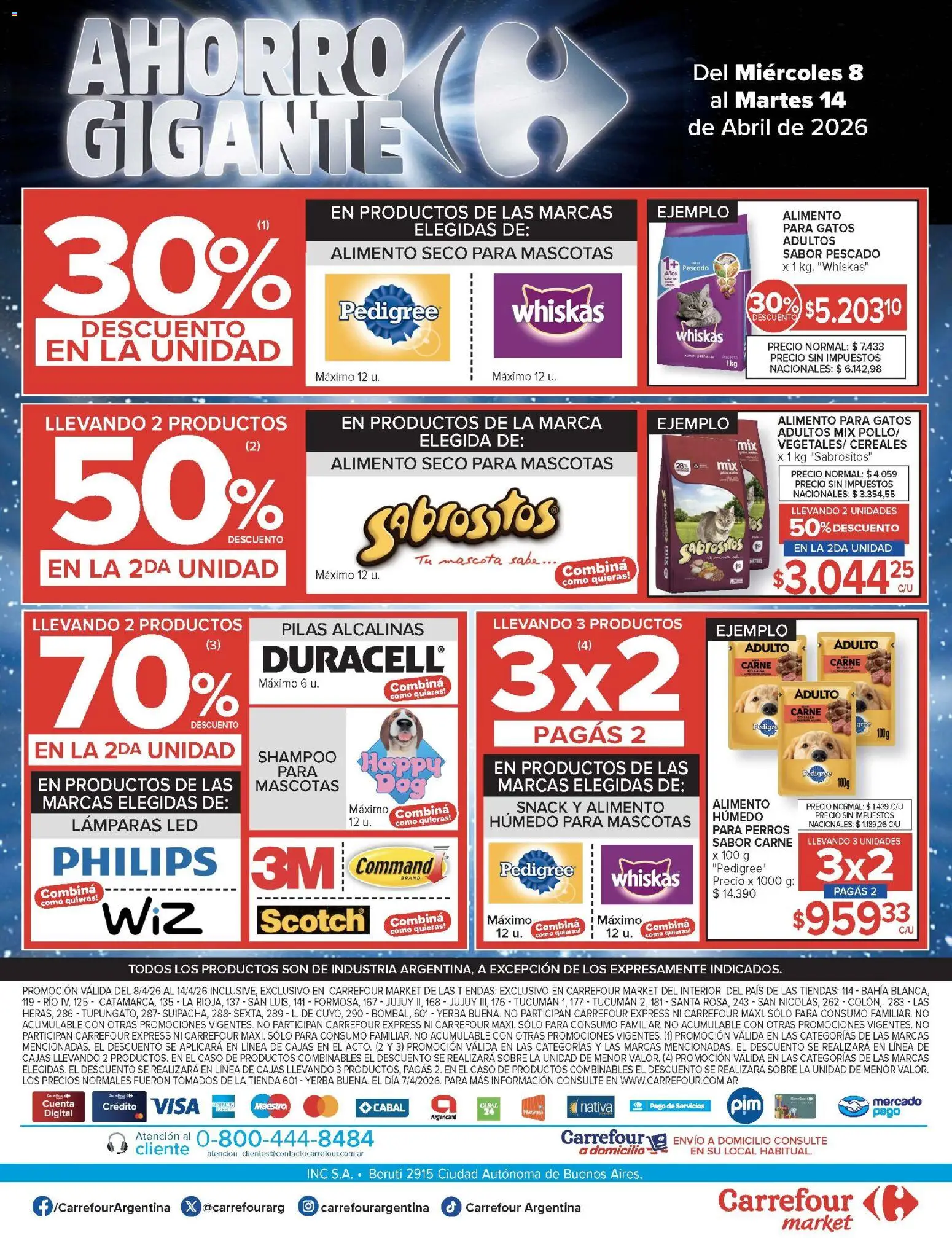 Carrefour Market catálogo │ válido desde el 08.04.2026 | Página: 18 | Productos: Caso, Sobre, Pescado, Yerba