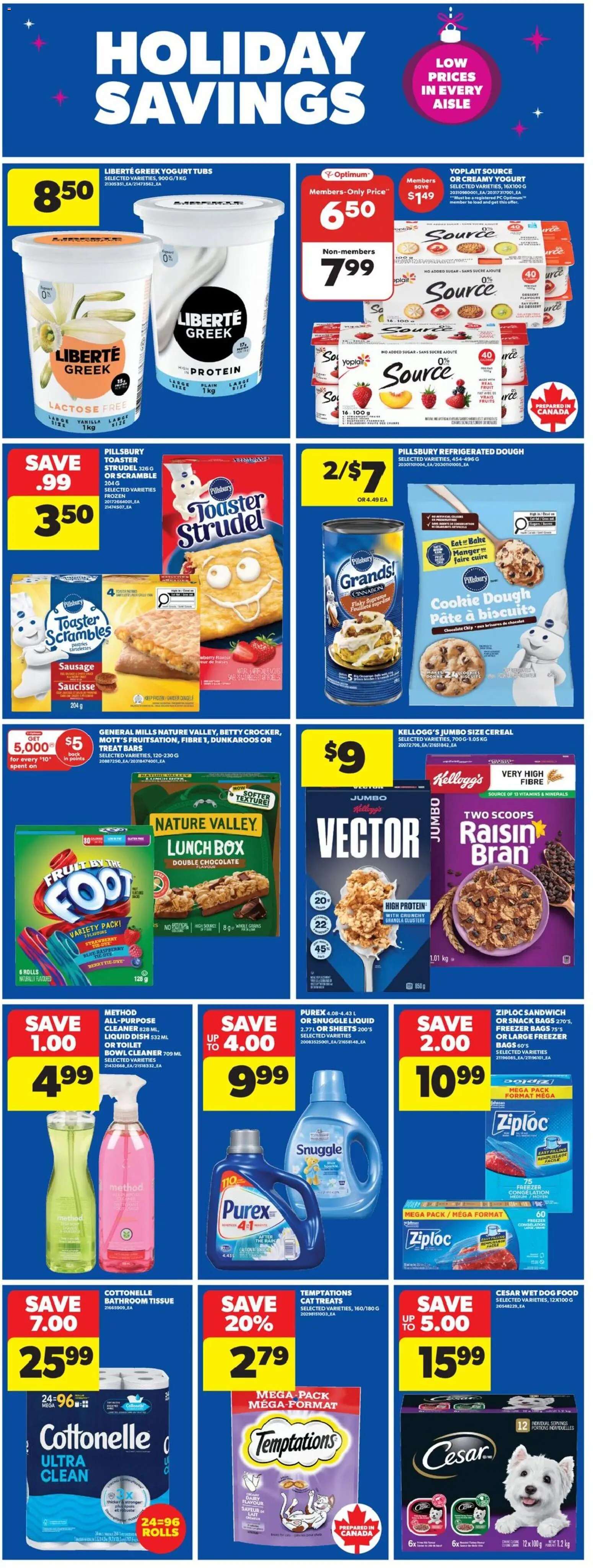 Real Canadian Superstore flyer valid from 18.12.2025 | Page: 16 | Products: PC, Freezer, Toaster, Yogurt