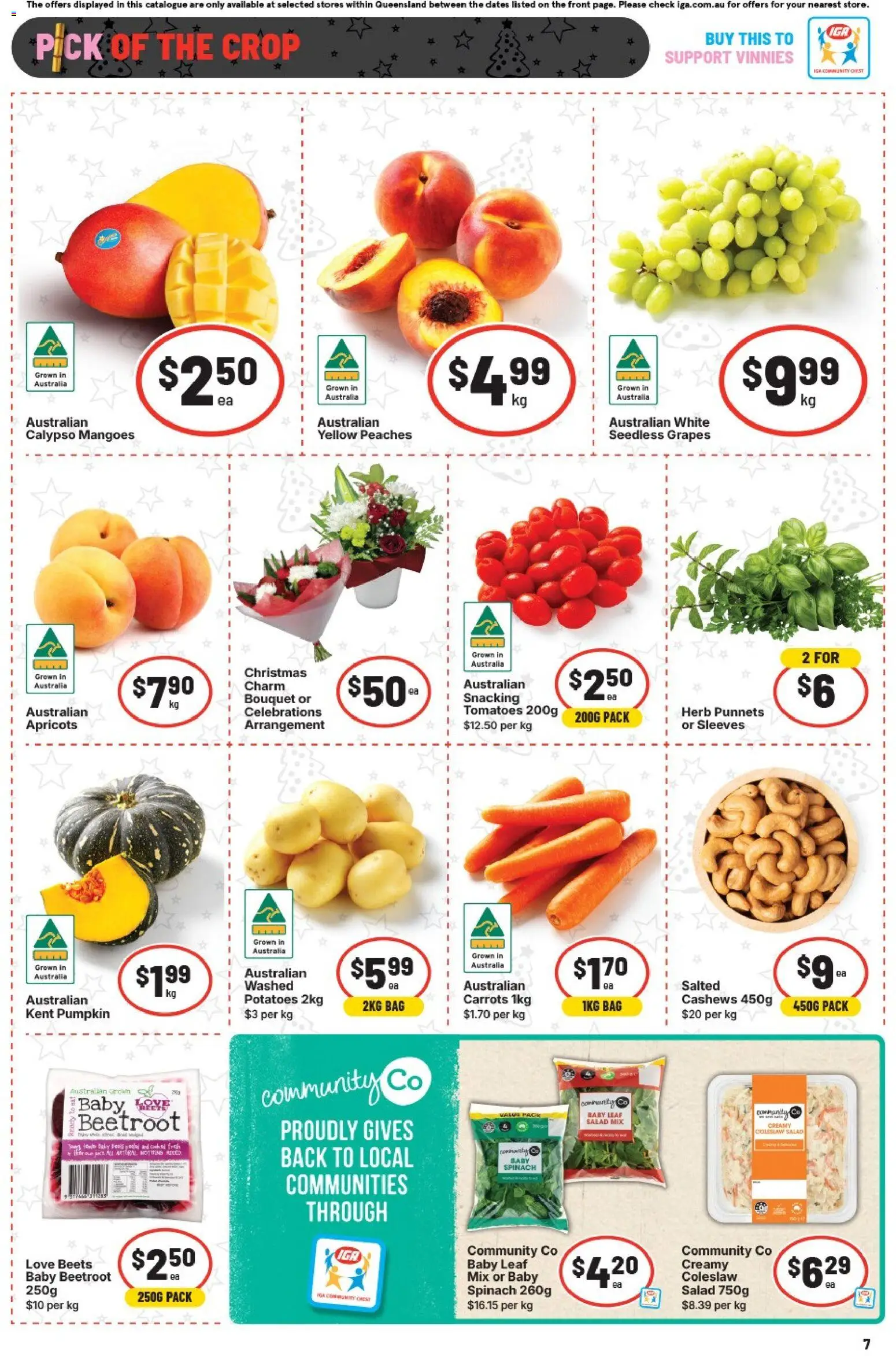 IGA catalogue - valid from 17.12.2025 | Page: 10 | Products: Tomatoes, Carrots, Salad, Potatoes
