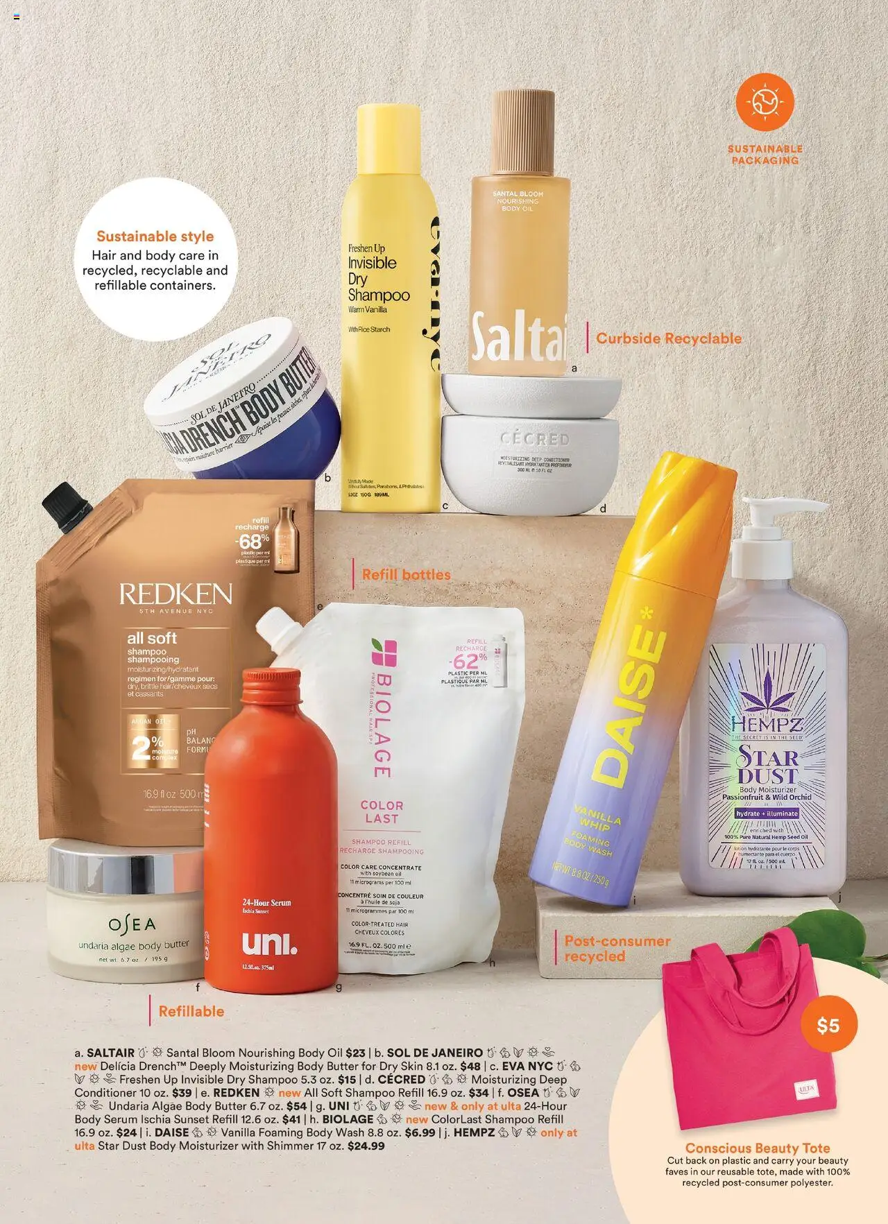 Ulta Beauty Weekly Ad - valid from 05.10.2025 | Page: 49 | Products: Conditioner, Oil, Rice, Body Wash