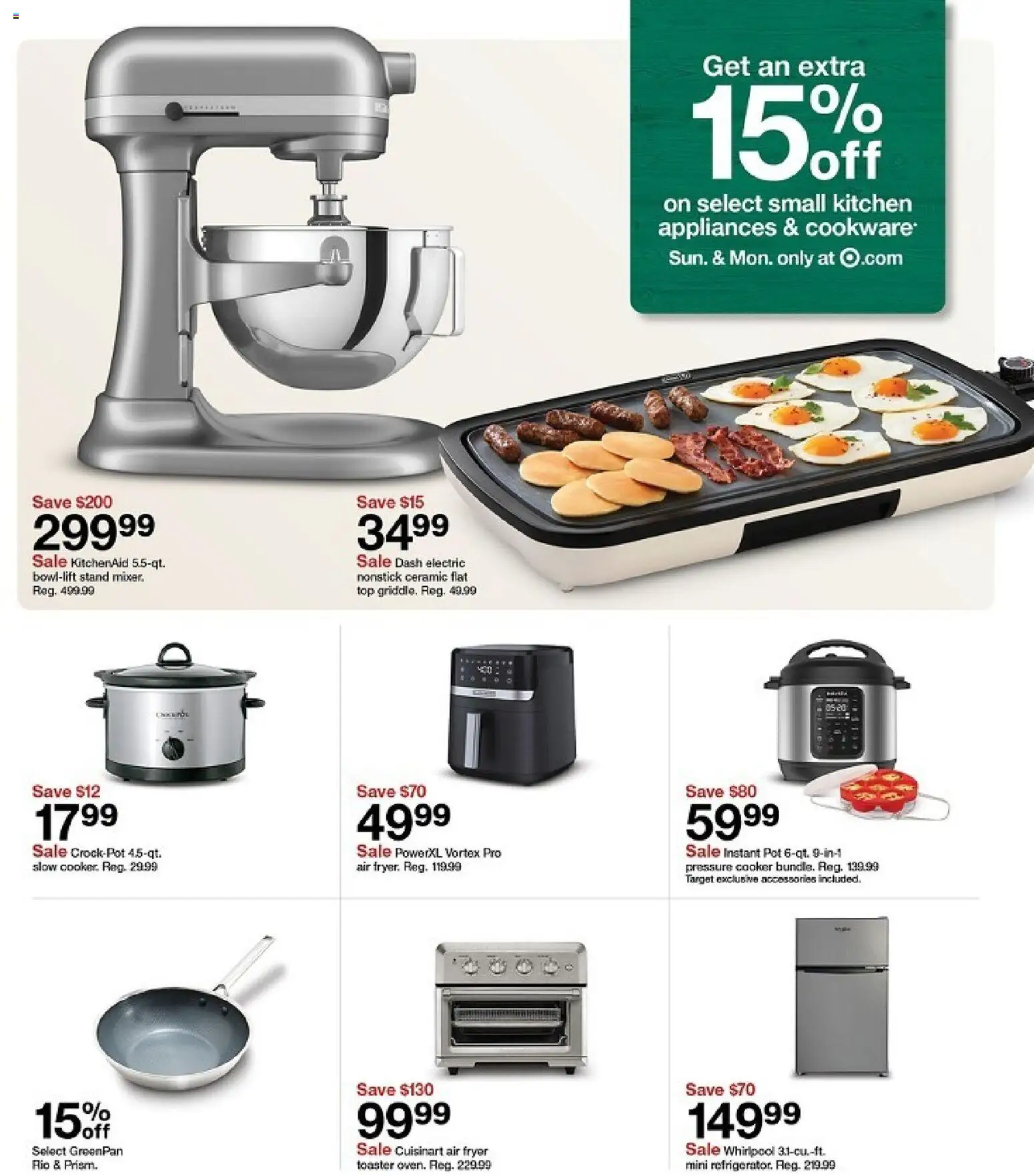 Target Christmas Ad - valid from 30.11.2025 | Page: 16 | Products: Toaster, Fryer, Cooker, Pressure Cooker