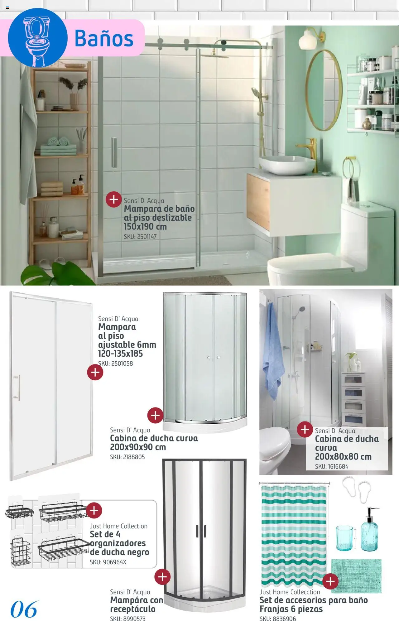 Sodimac ofertas │ válido desde el 08.09.2025 | Página: 6 | Productos: Baño, Ducha
