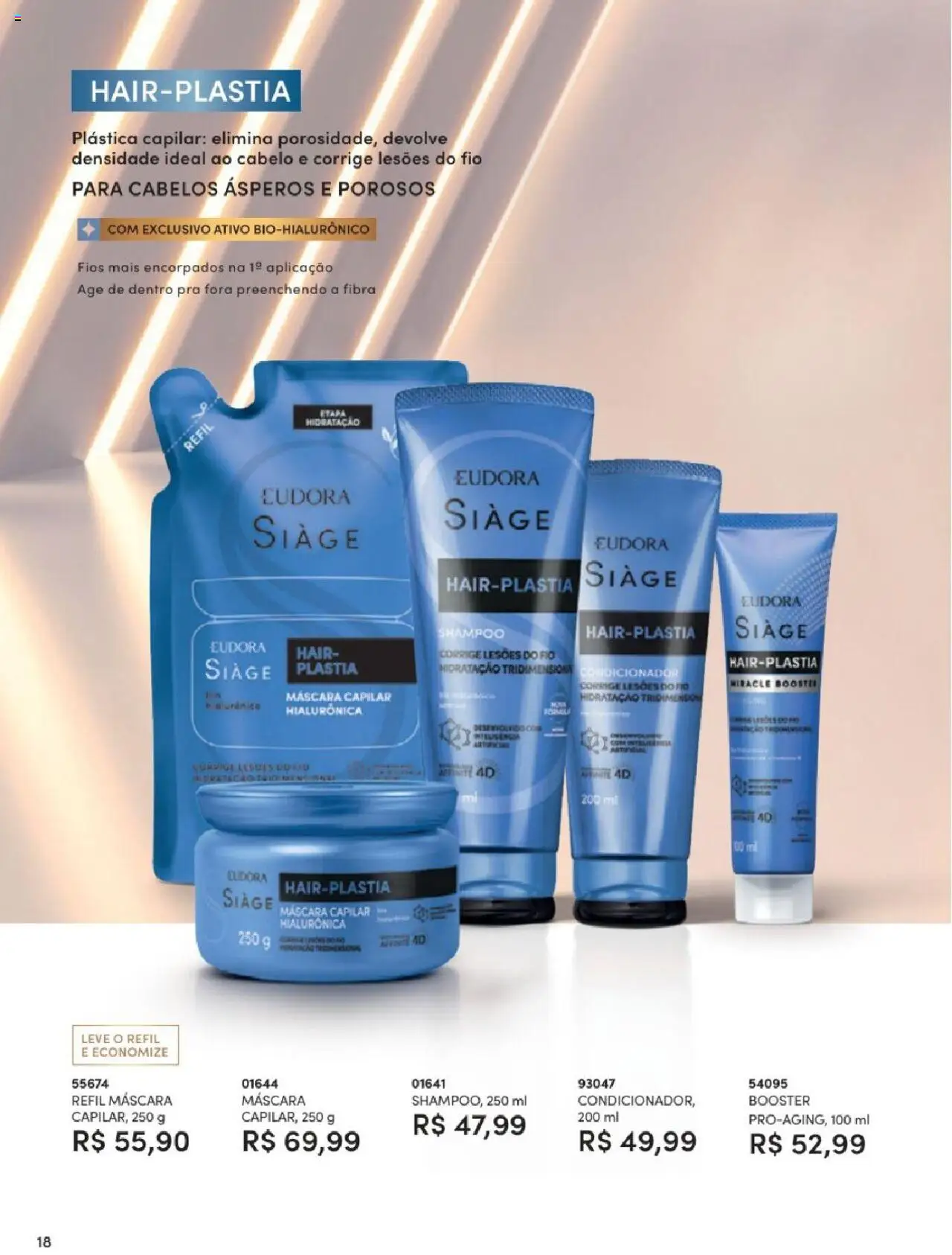 Eudora Folheto - válido de 06.06.2025 | Página: 18 | Produtos: Shampoo, Condicionador