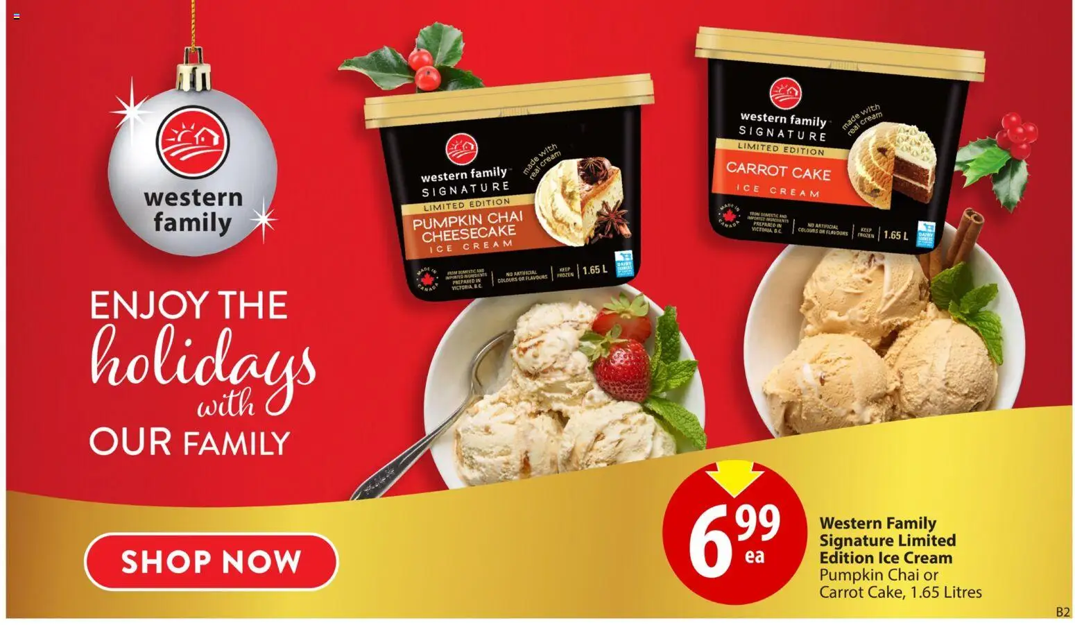 Save on foods flyer valid from 20.11.2025 | Page: 21 | Products: Carrot, Cream, Ice cream, Pumpkin