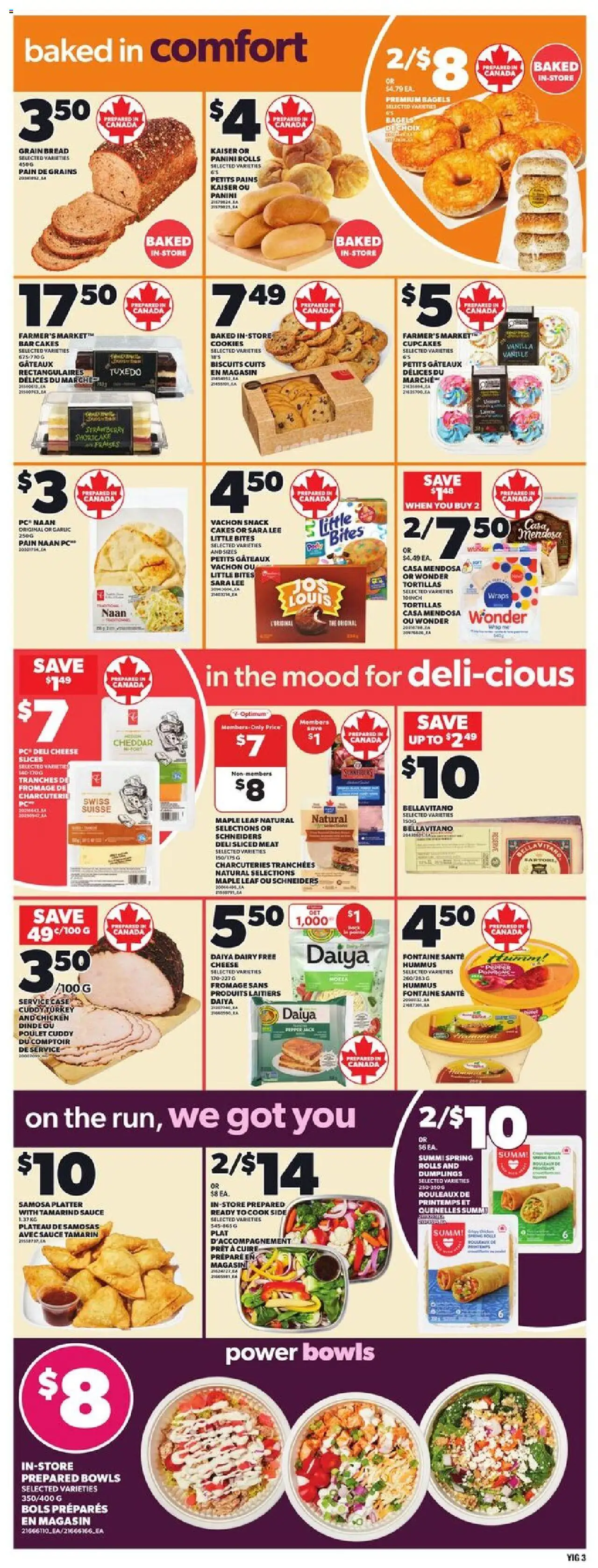 Independent Grocer flyer valid from 16.10.2025 | Page: 7 | Products: Cookies, PC, Bread, Chicken