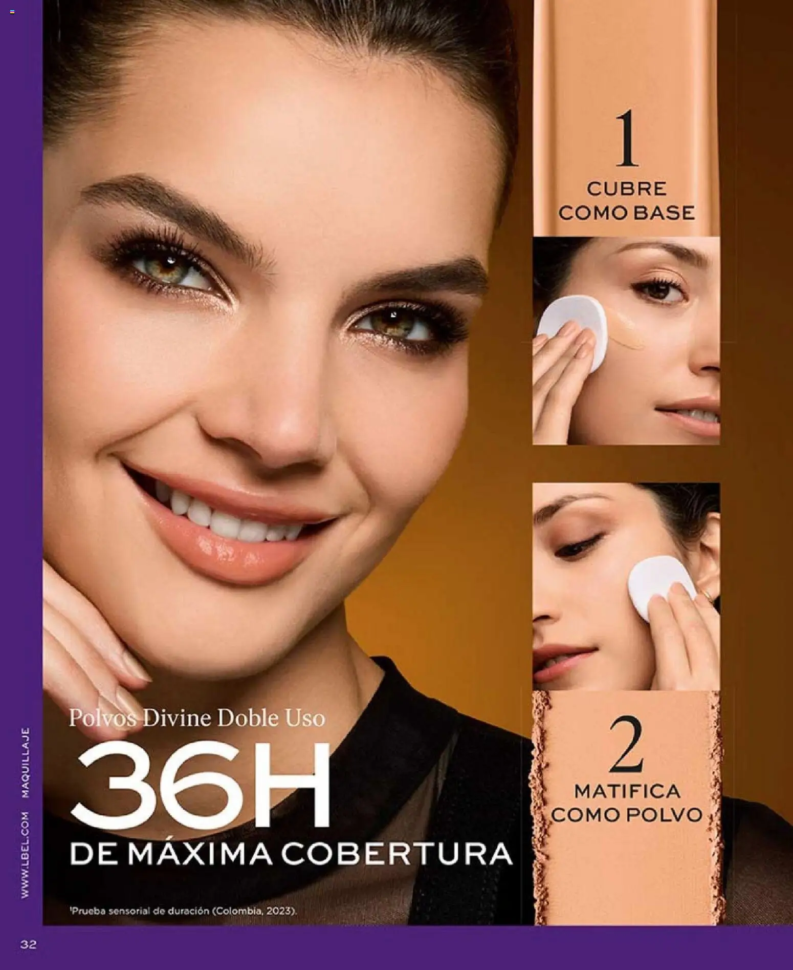 Catálogo L'Bel Campaña 1 │ válido desde el 01.01.2026 | Página: 32 | Productos: Maquillaje, Polvo, Base
