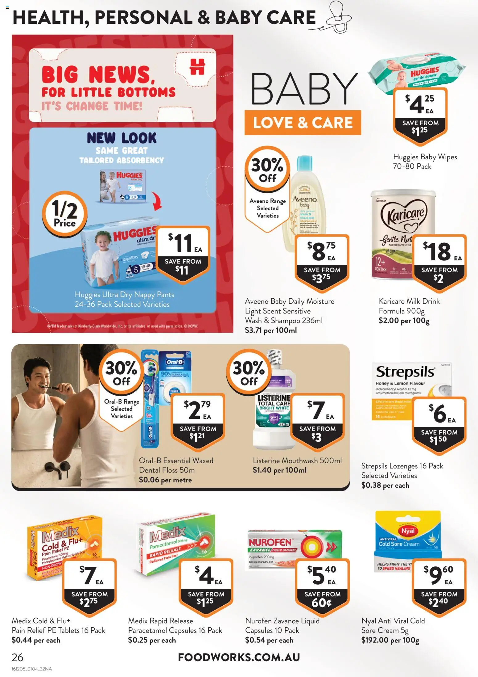 Foodworks catalogue - valid from 01.04.2026 | Page: 26 | Products: Light, Lemon, Tablets, Pain relief