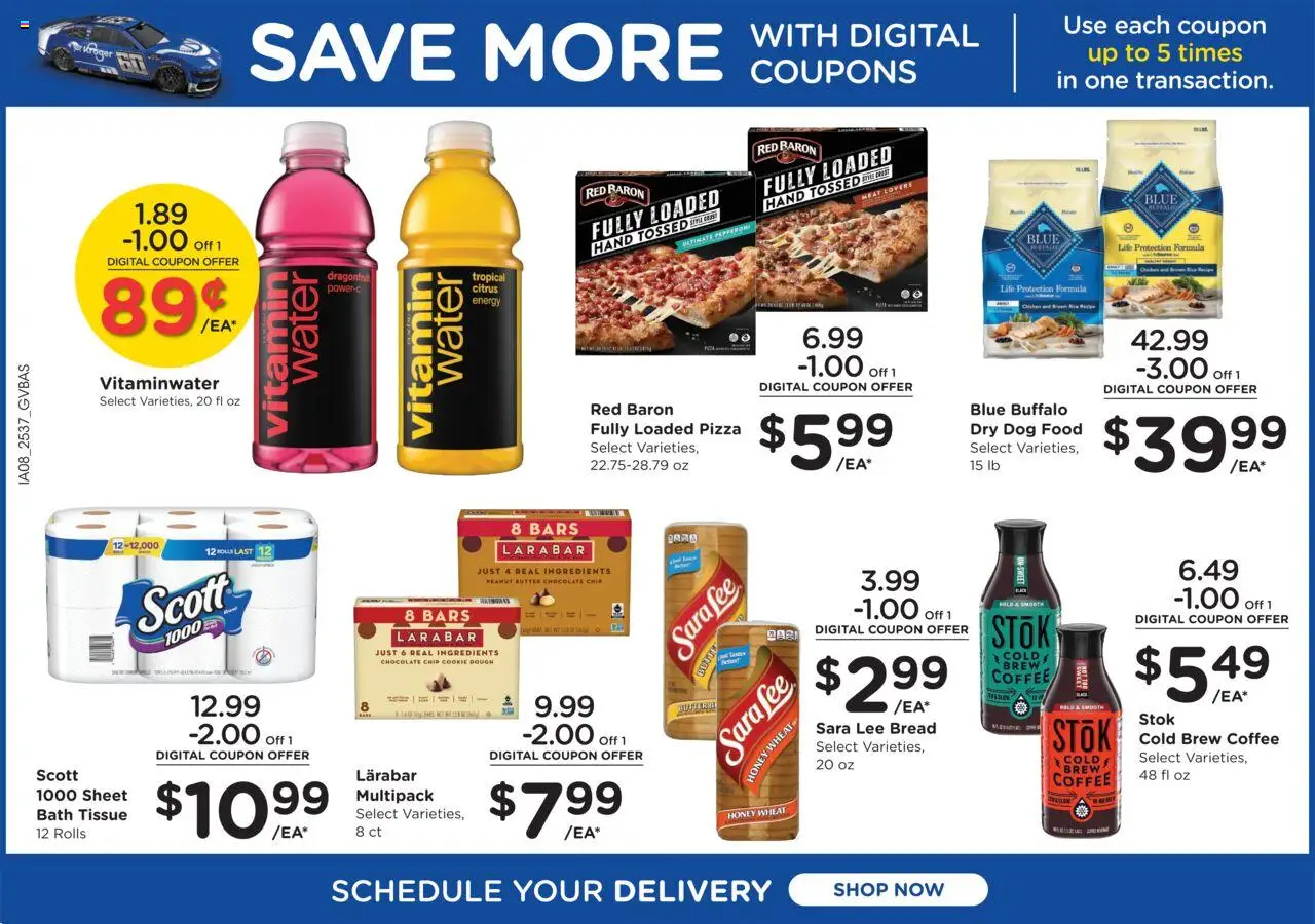Kroger Ad - valid from 15.10.2025 | Page: 8 | Products: Bath, Dog Food, Chocolate Chip, Sheet
