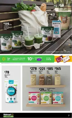 Vista previa de Walmart Express folleto La frescura de temporada a precios bajos, nuevo folleto de la tienda, válido en México a partir del 12.02.2026 | Página: 7 | Productos: Leche, Almendra, Galletas