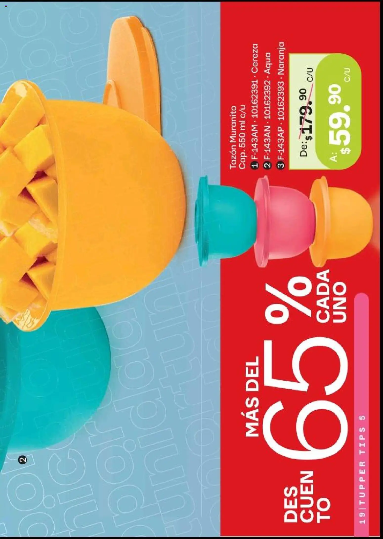 Nuevas ofertas de Tupperware válidas en toda la República Mexicana desde el 20.04.2026. ¡Encuentra las mejores ofertas en Tupperware catálogo! | Página: 19 | Productos: Tupper