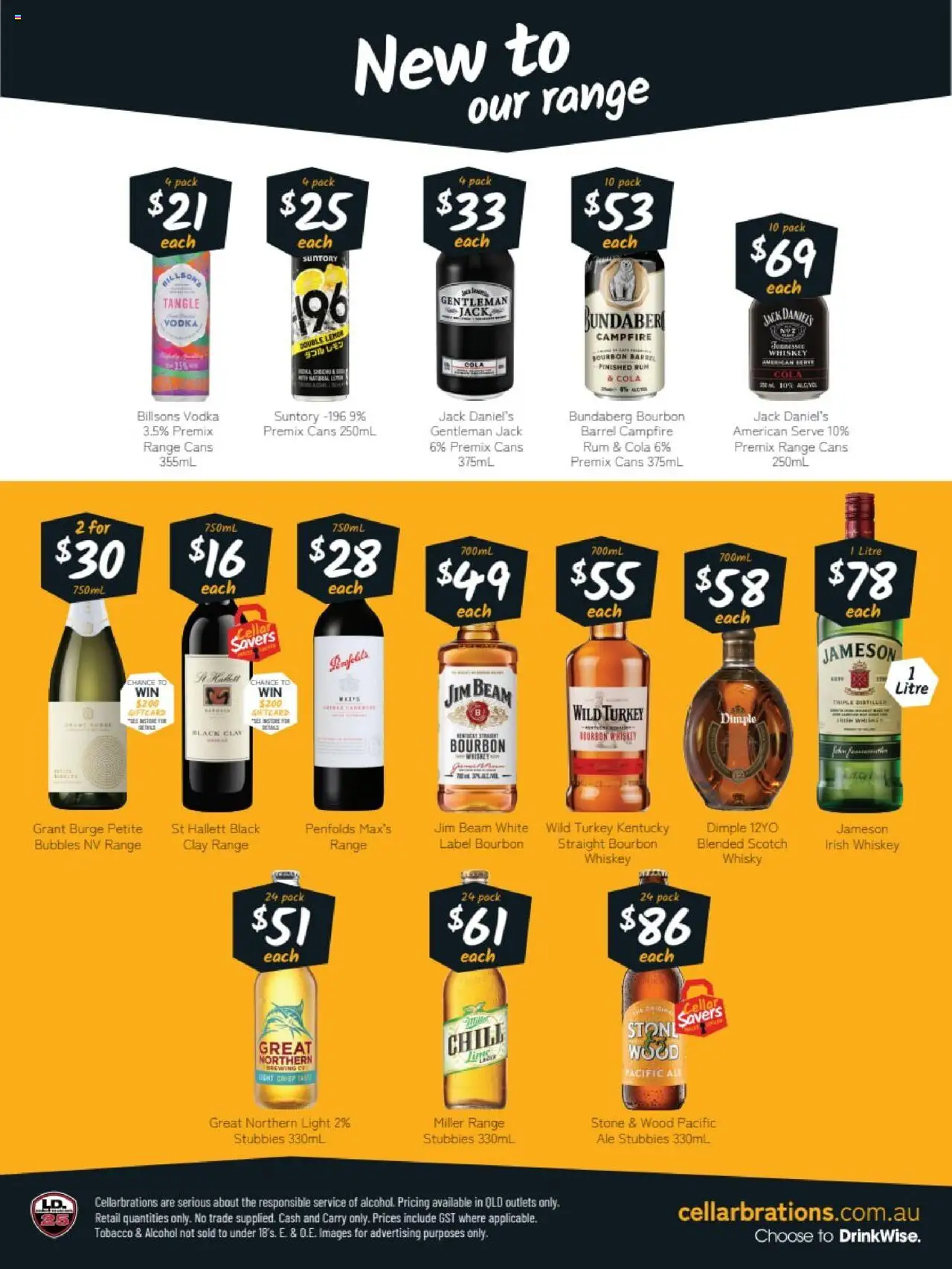Cellarbrations catalogue - valid from 06.10.2025 | Page: 3 | Products: Light, Bourbon, Vodka, Rum