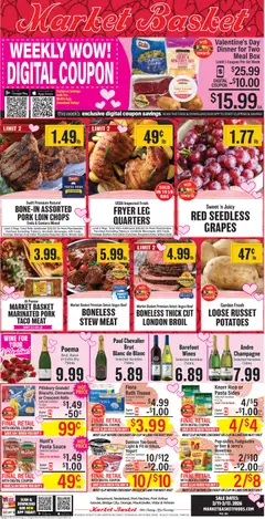 Preview of Market Basket weekly ads valid from 11.02.2026