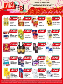 Vista previa Vital - Ofertas válido desde el 30.03.2026