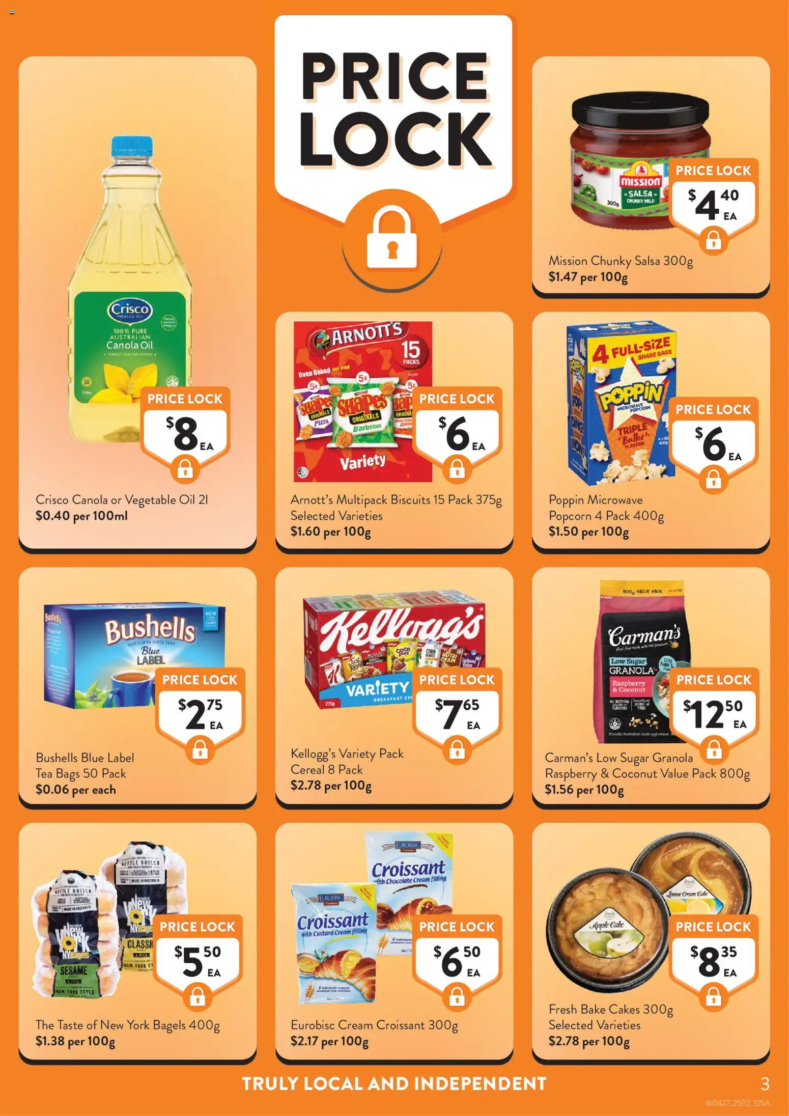 Foodworks catalogue - valid from 25.02.2026 | Page: 3 | Products: Pizza, Tea, Cereal, Salsa