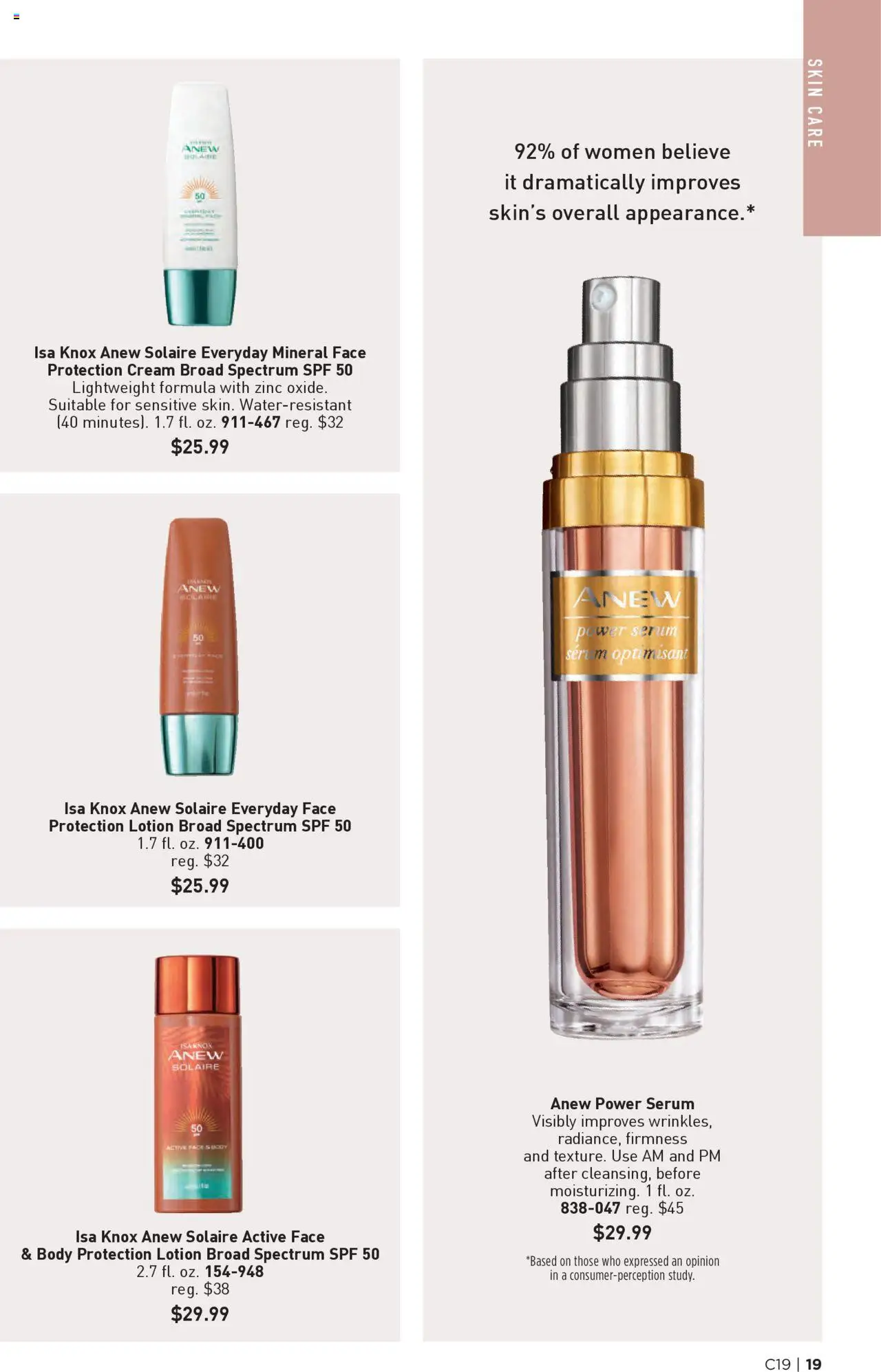 Avon Brochure - valid from 10.09.2025 | Page: 19 | Products: Zinc, Cream