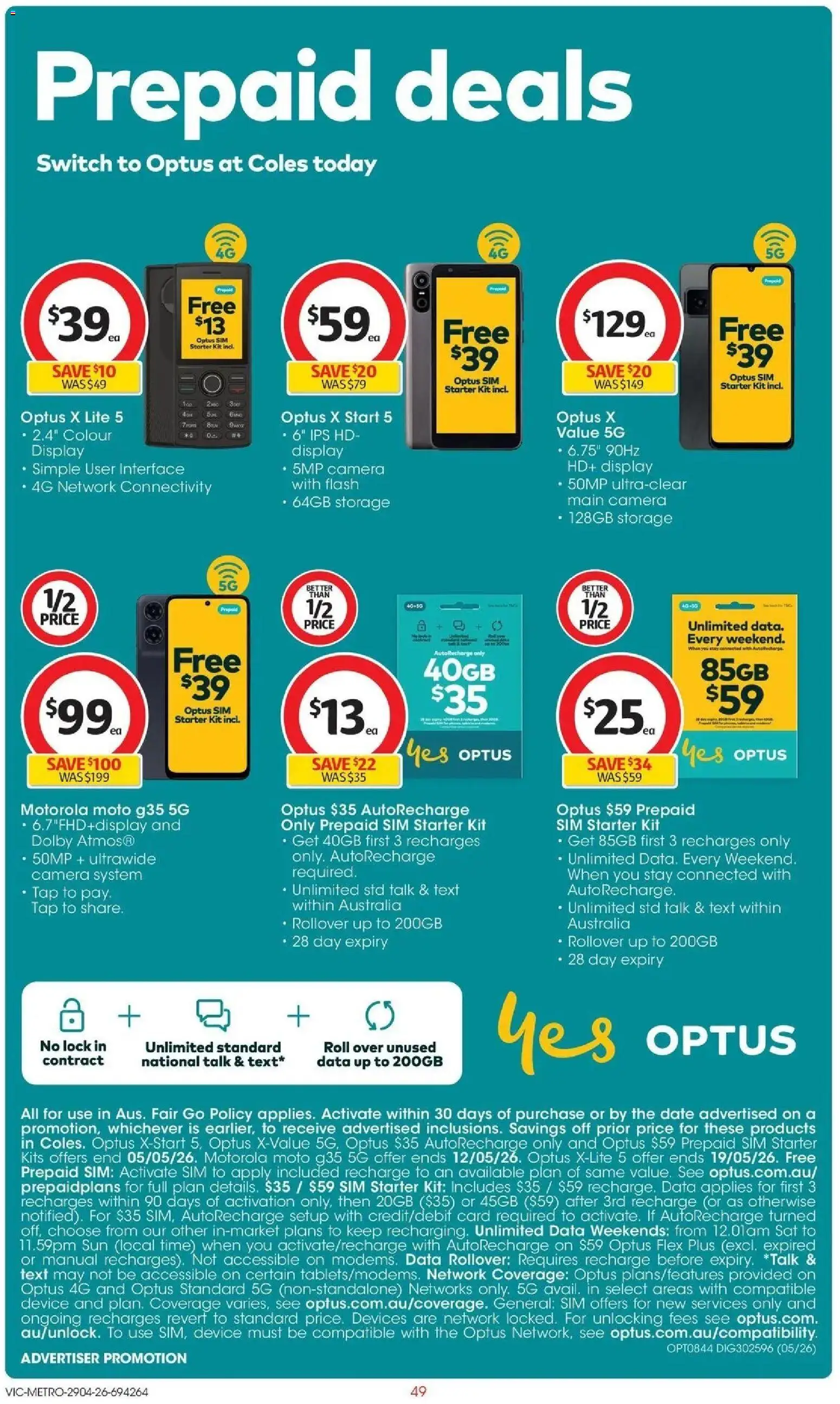 Deals catalogue - valid from 28.04.2026 | Page: 49 | Products: Tap, Date, Device, Camera