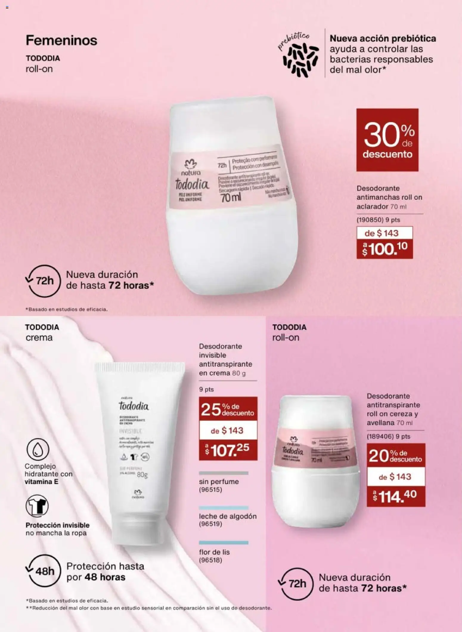 Nuevas ofertas de Natura válidas en toda la República Mexicana desde el 30.01.2026. ¡Encuentra las mejores ofertas en Natura campaña 3 2026! | Página: 148 | Productos: Leche, Algodón, Ropa, Perfume