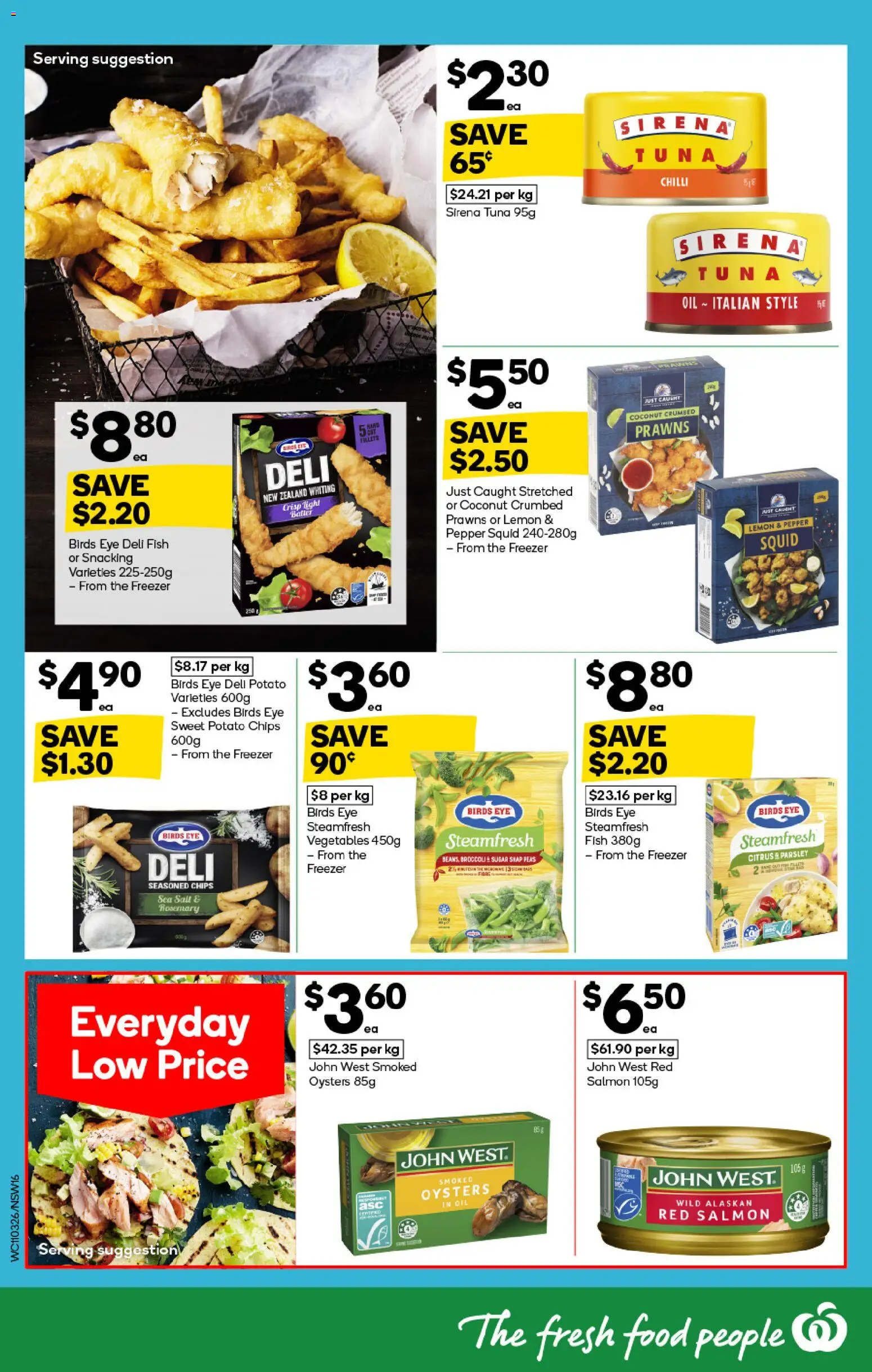 Woolworths catalogue - valid from 11.03.2026 | Page: 16 | Products: Oil, Vegetables, Salmon, Pepper