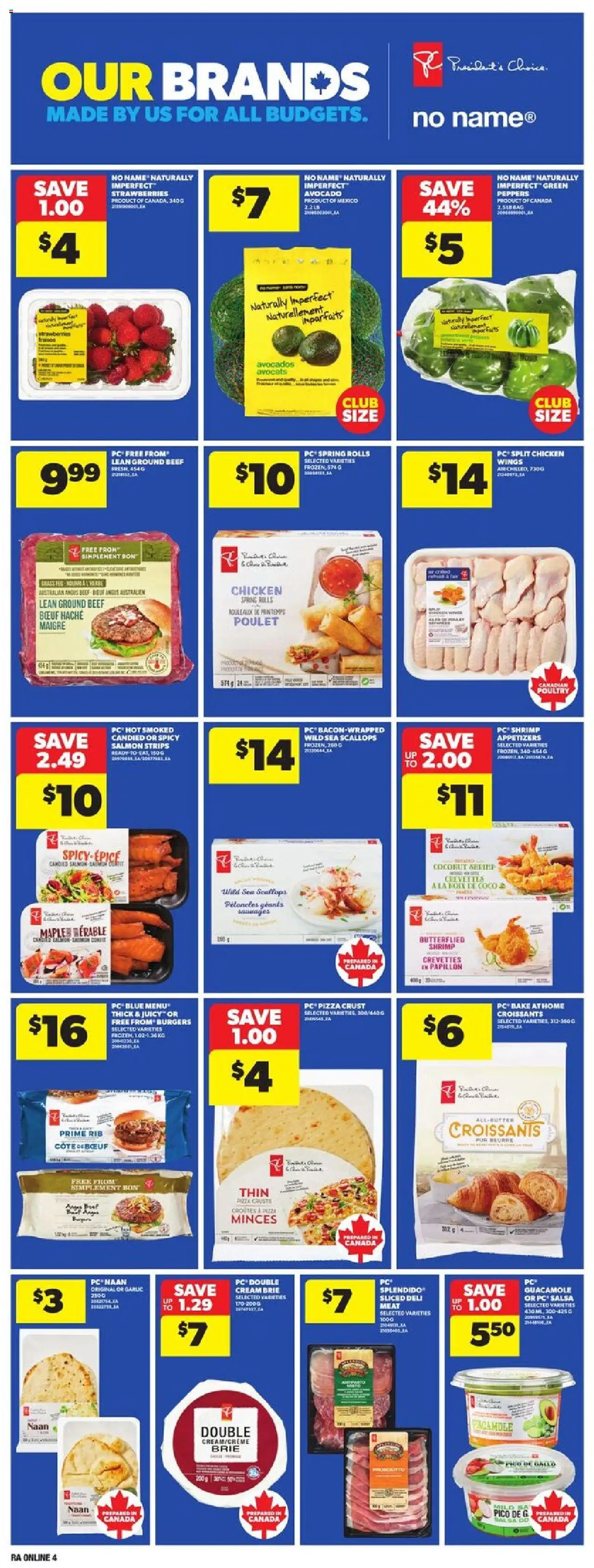 Atlantic Superstore flyer valid from 11.09.2025 | Page: 12 | Products: Strawberries, Cream, Pizza, Chicken
