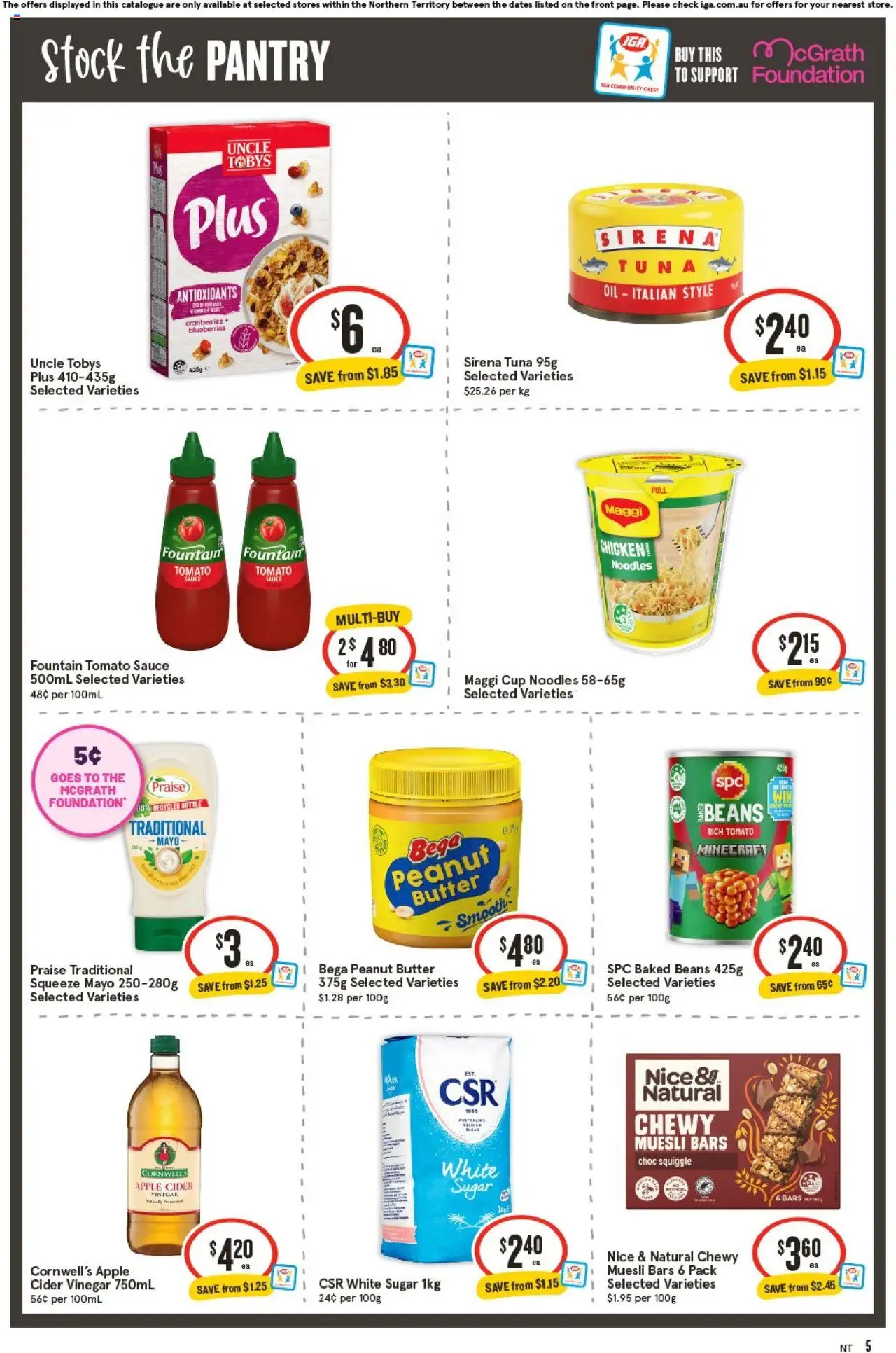 IGA catalogue - valid from 10.09.2025 | Page: 6 | Products: Butter, Oil, Fountain, Foundation