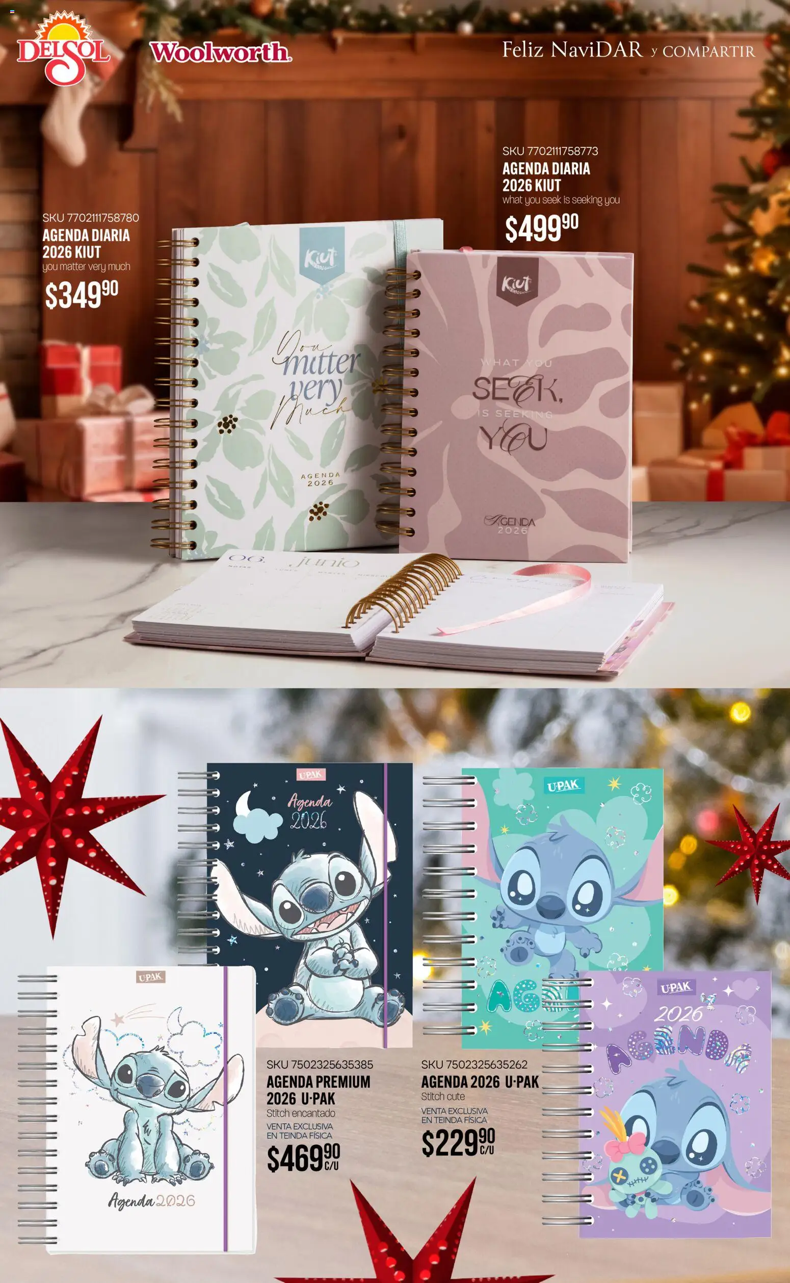 Nuevas ofertas de Del Sol y Woolworth válidas en toda la República Mexicana desde el 06.11.2025. ¡Encuentra las mejores ofertas en Del Sol y Woolworth catálogo Regalos 2025! | Página: 42 | Productos: Agenda