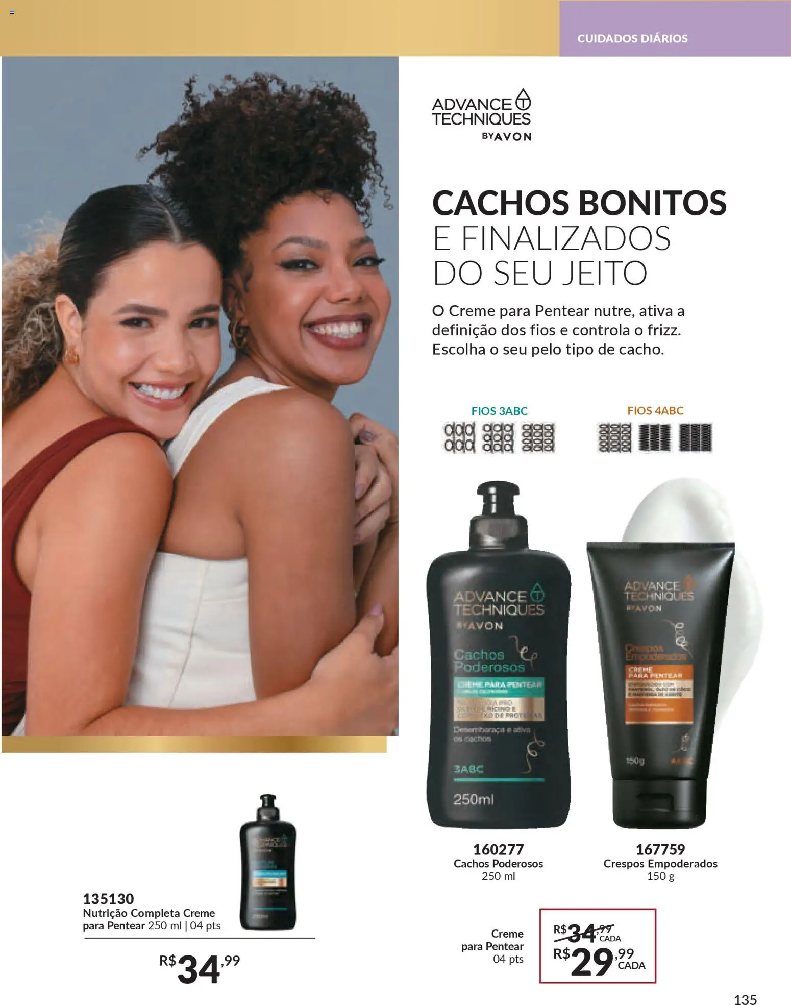 Avon Folheto - válido de 15.01.2026 | Página: 135 | Produtos: Creme, Creme para pentear