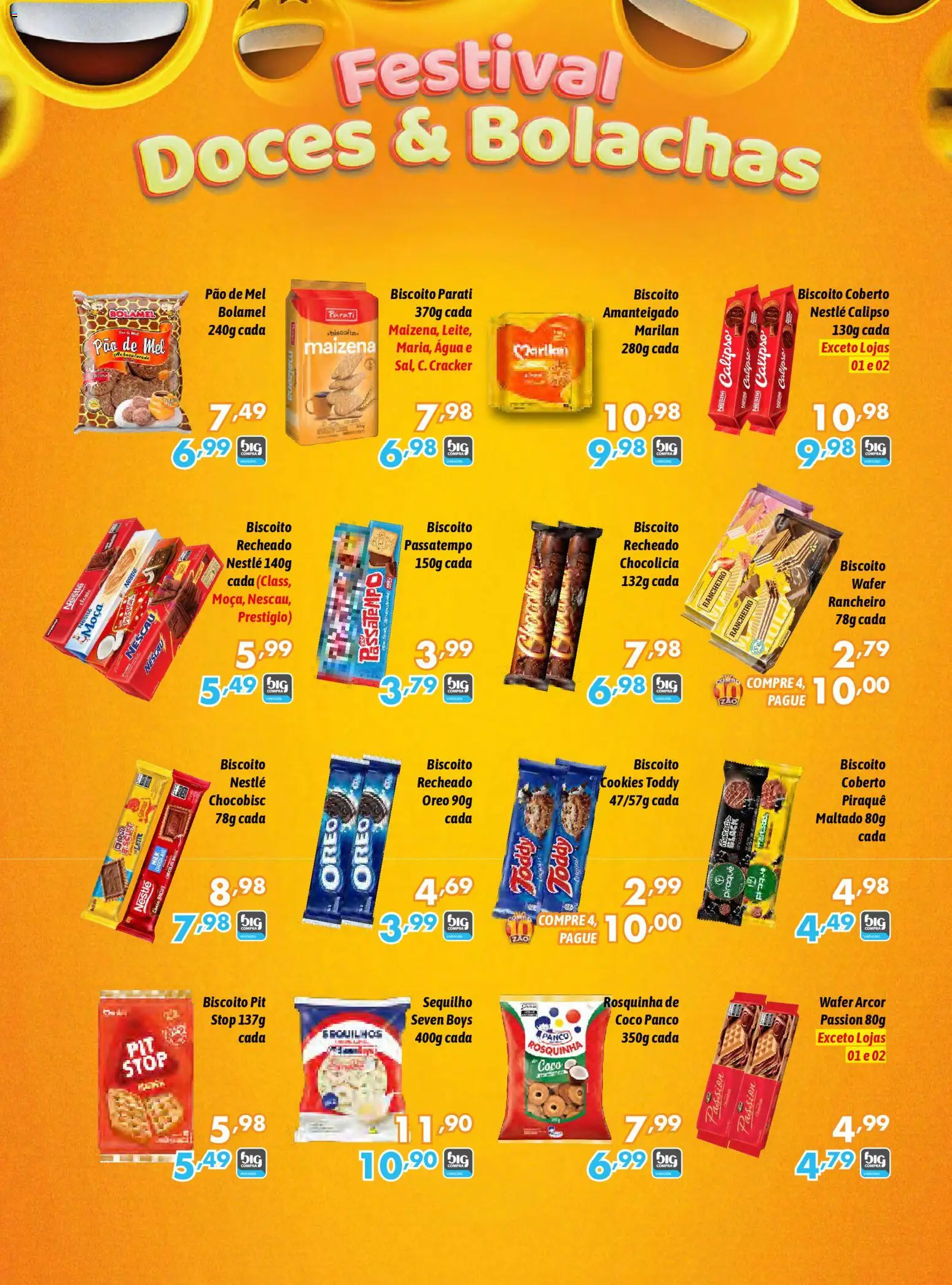 Big Compra Folheto - válido de 07.01.2026 | Página: 9 | Produtos: Biscoito parati, Pão, Doces, Biscoito recheado