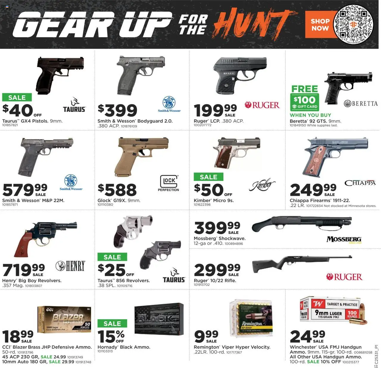 Mills Fleet Farm Weekly Ad - valid from 14.08.2025 | Page: 15 | Products: Handgun