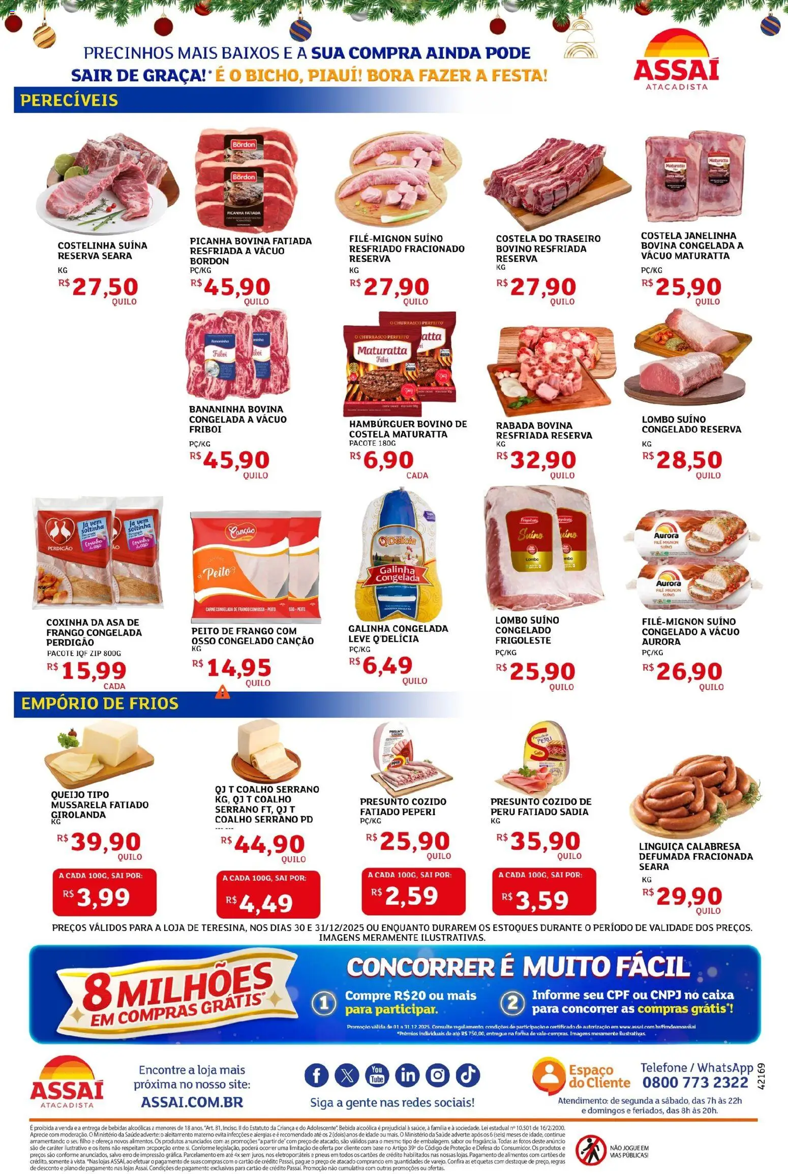 Assaí Atacadista Folheto - válido de 30.12.2025 | Página: 2 | Produtos: Filé mignon, Lombo, Caixa, Bebida
