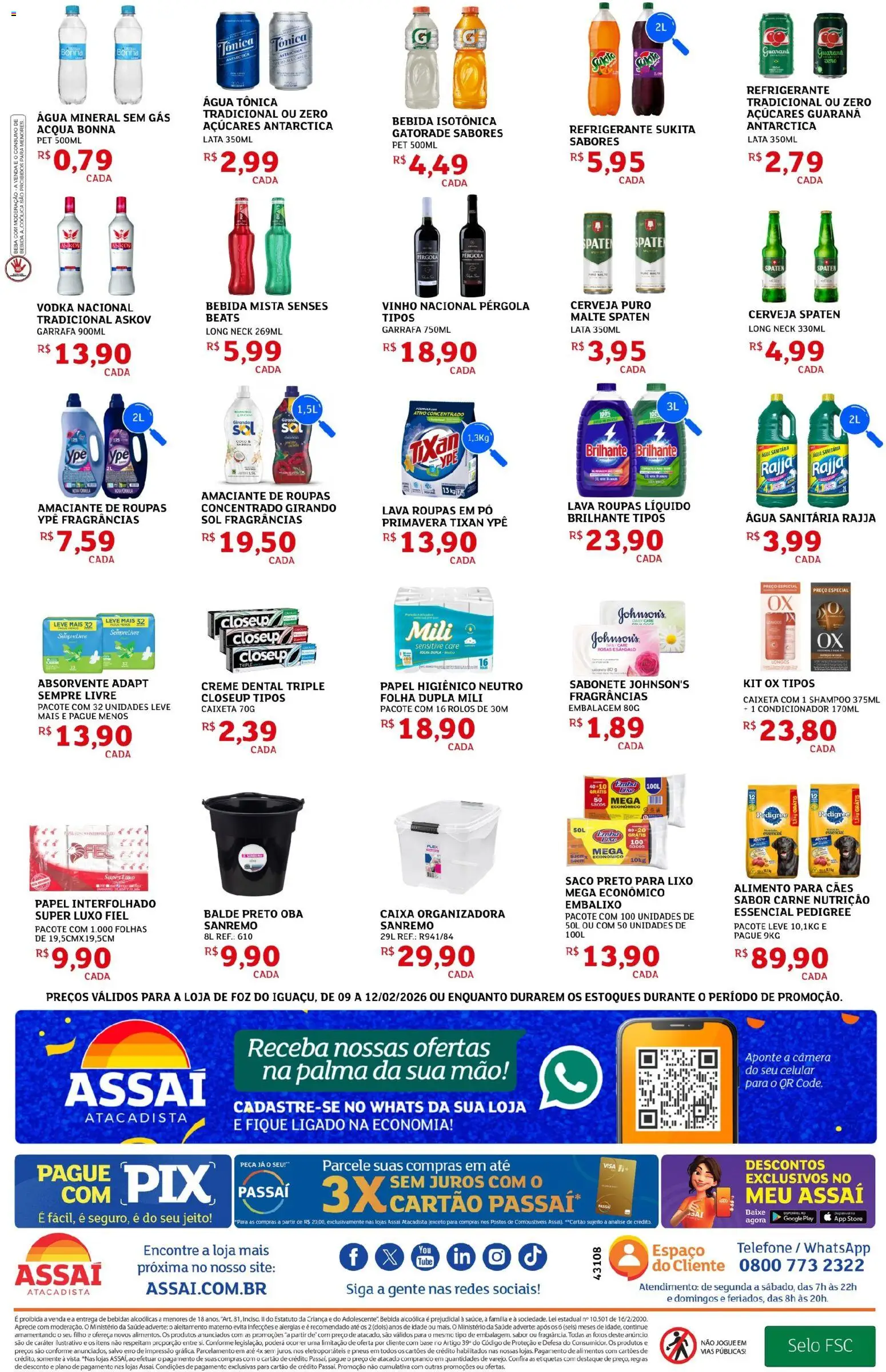 Assaí Atacadista Folheto - válido de 09.02.2026 | Página: 2