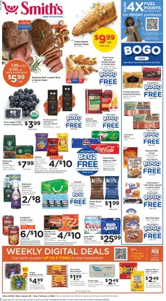 Preview of Smith's weekly ads valid from 28.01.2026