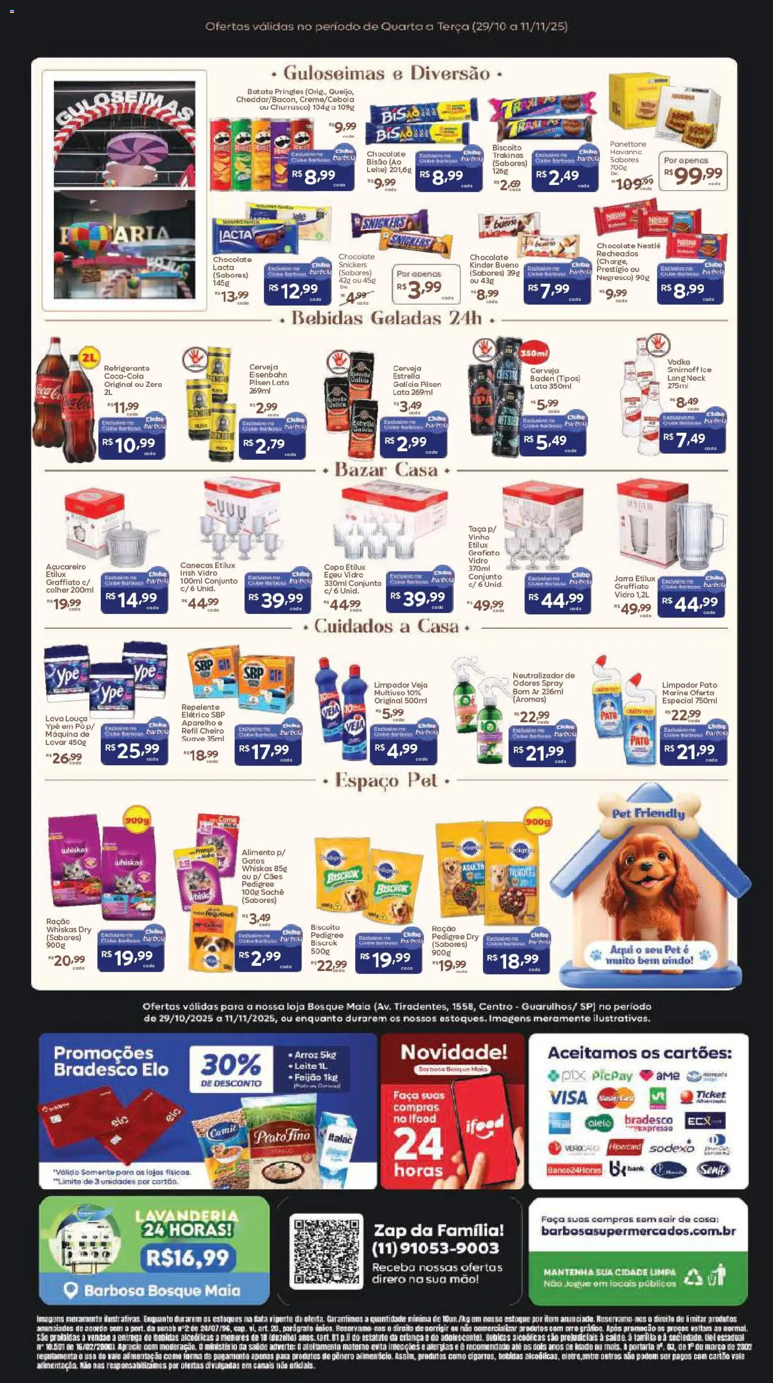 Barbosa Supermercados Folheto - válido de 29.10.2025 | Página: 4 | Produtos: Açucareiro, Biscoito, Eisenbahn, Repelente