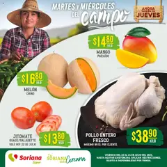 Vista previa de Soriana - Martes y Miércoles del Campo Súper: Tijuana, Mexicali, Ensenada, San Luis Río Colorado y Tecate, nuevo folleto de la tienda, válido en México a partir del 22.07.2025
