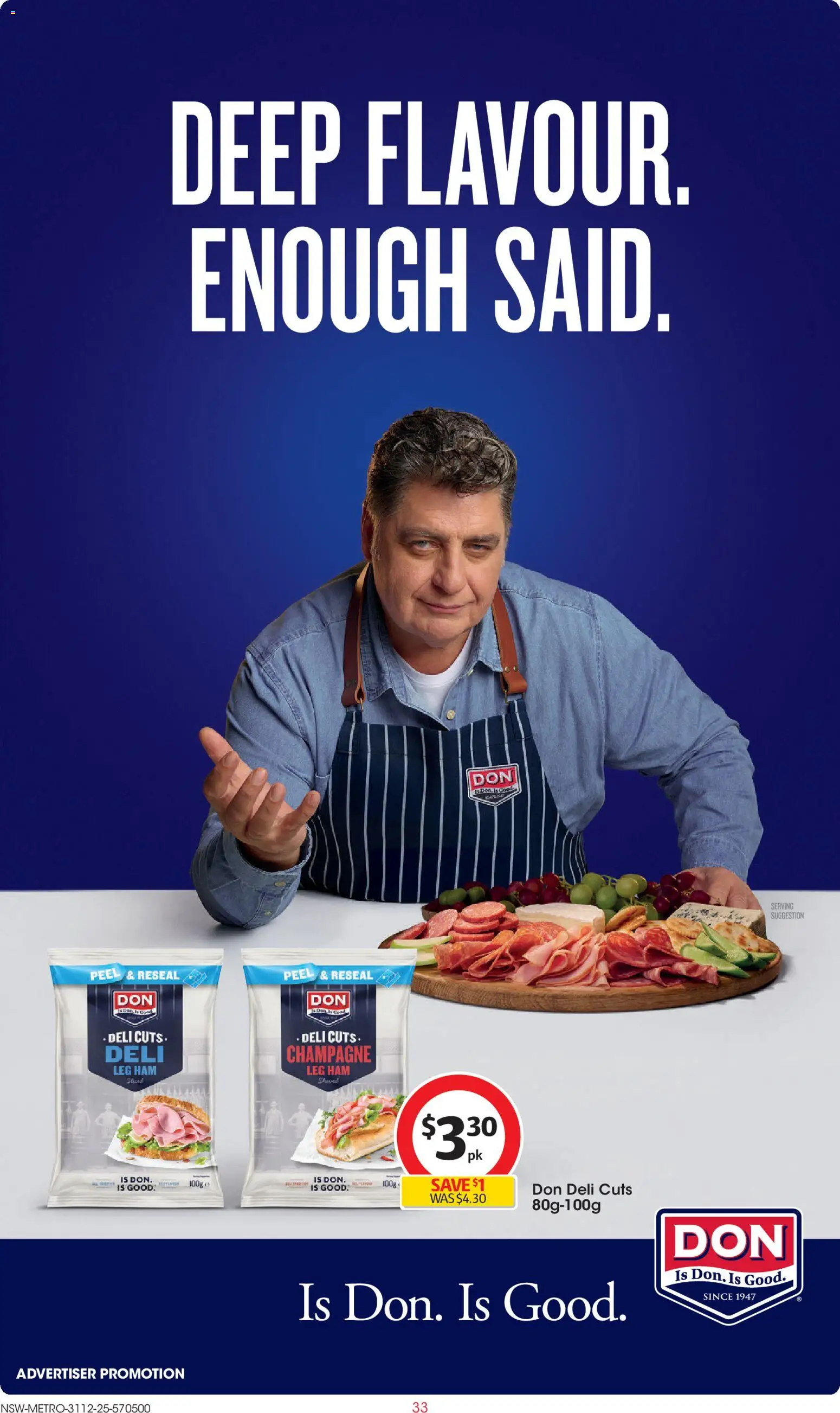 Coles catalogue - valid from 31.12.2025 | Page: 33 | Products: Ham, Peel