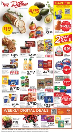 Preview of Dillons weekly ads valid from 22.10.2025